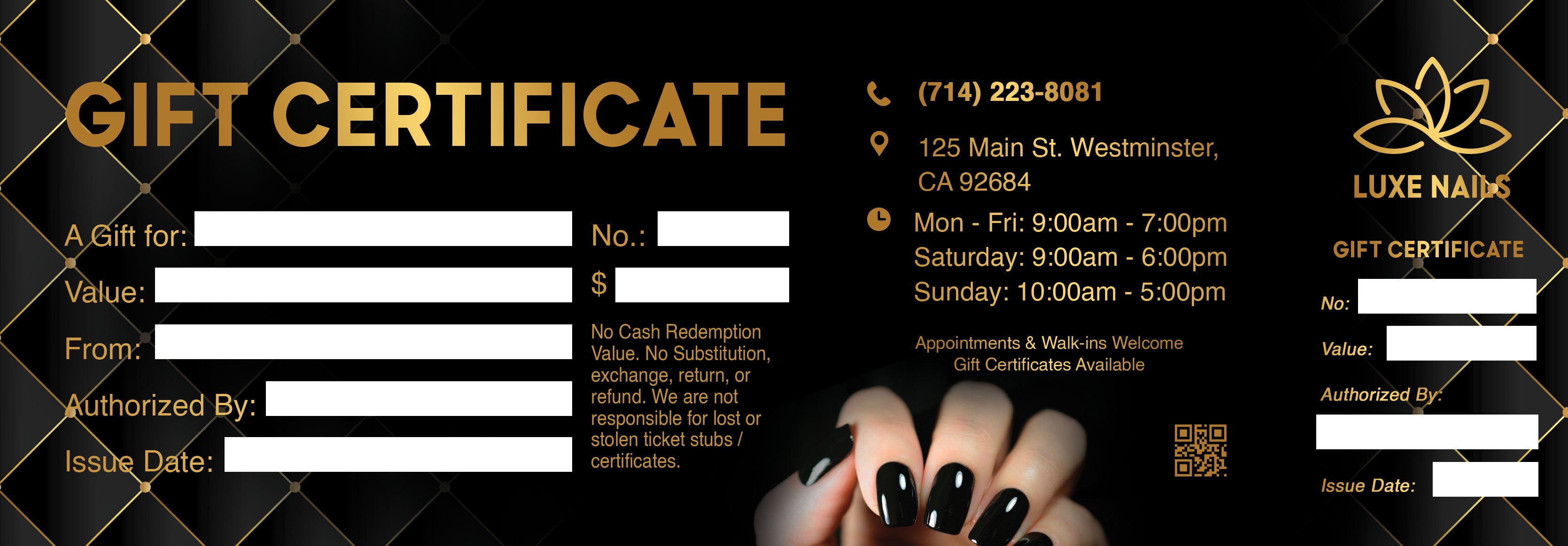 Gift Certificate - 137