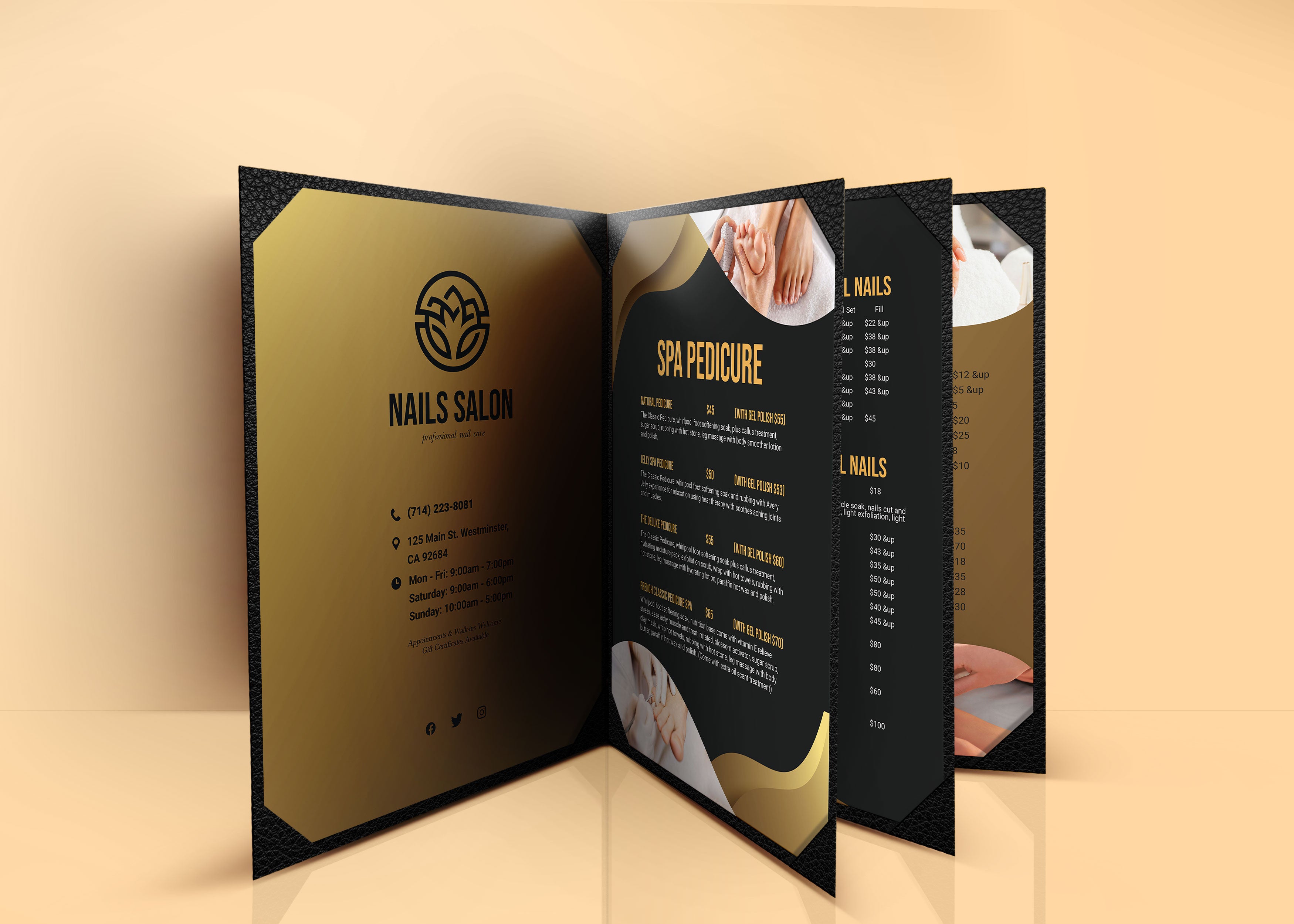 4 Page Menu 8.5x11 - 161