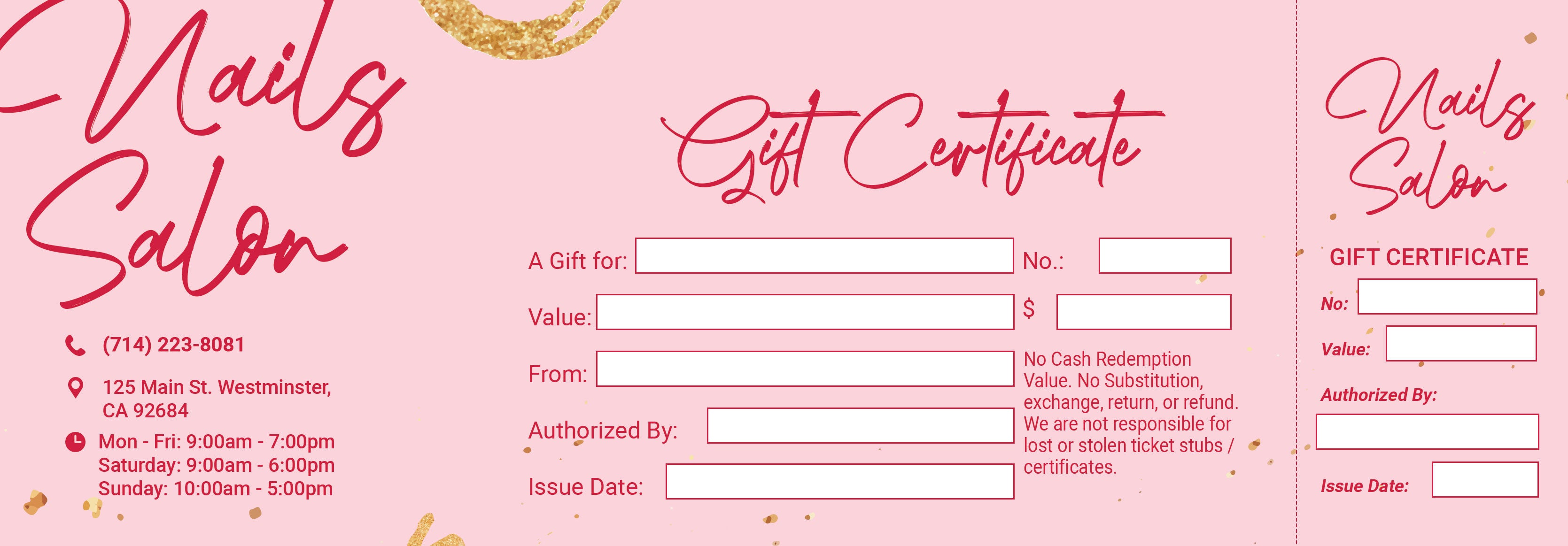 Gift Certificate - 142