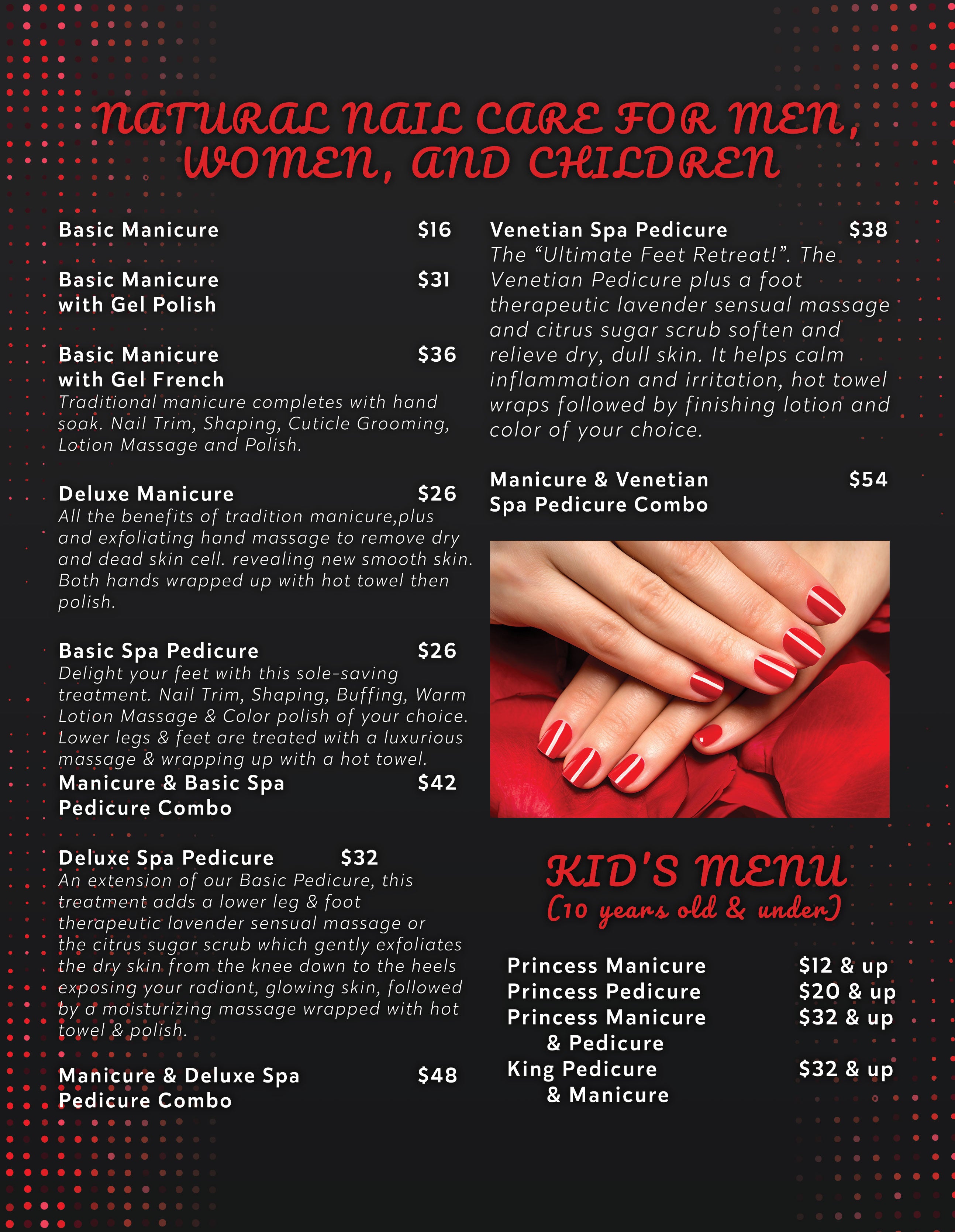 4 Page Menu 8.5x11 - 175