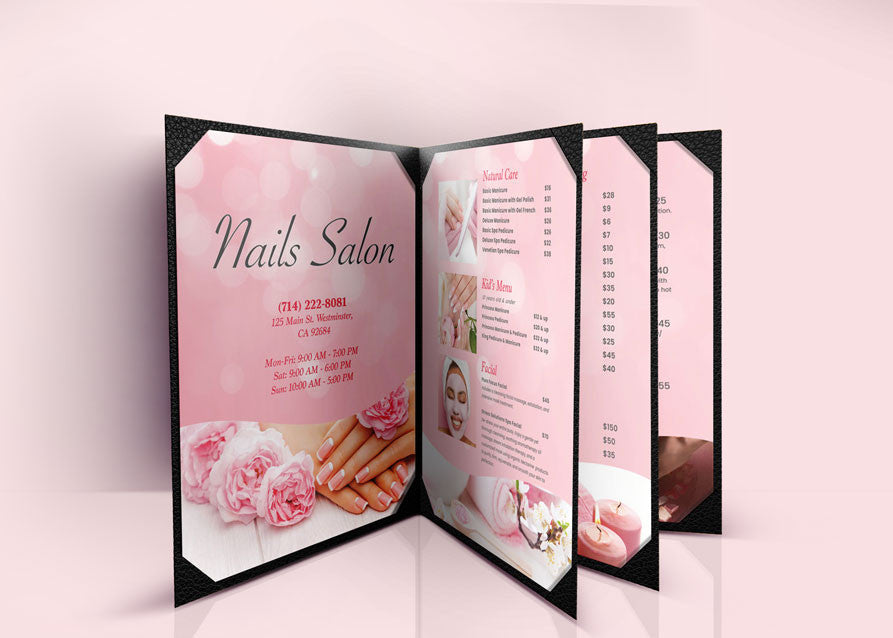 4 Page Menu 8.5x11 - 186