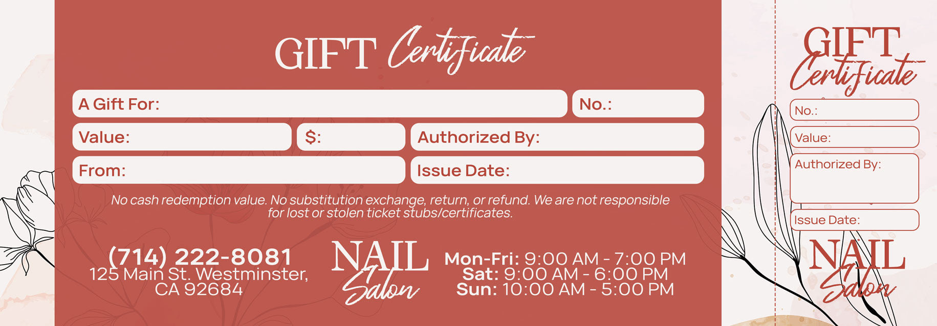 Gift Certificate - 174