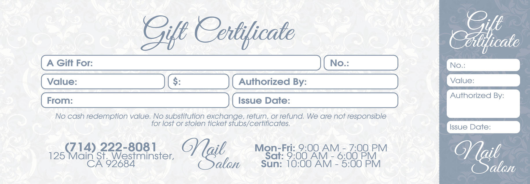 Gift Certificate - 176