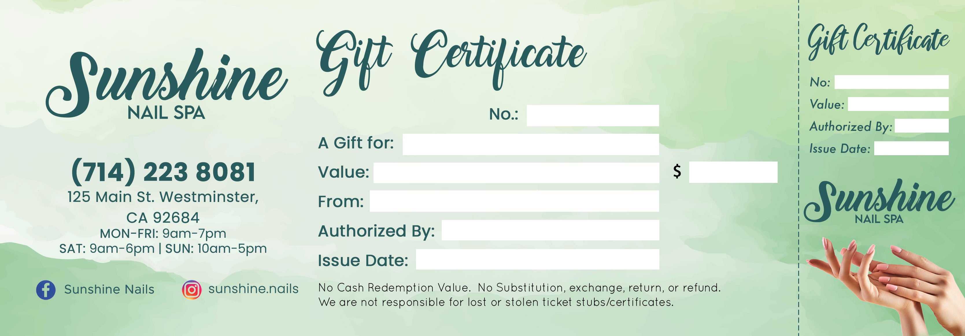 Gift Certificate - 178