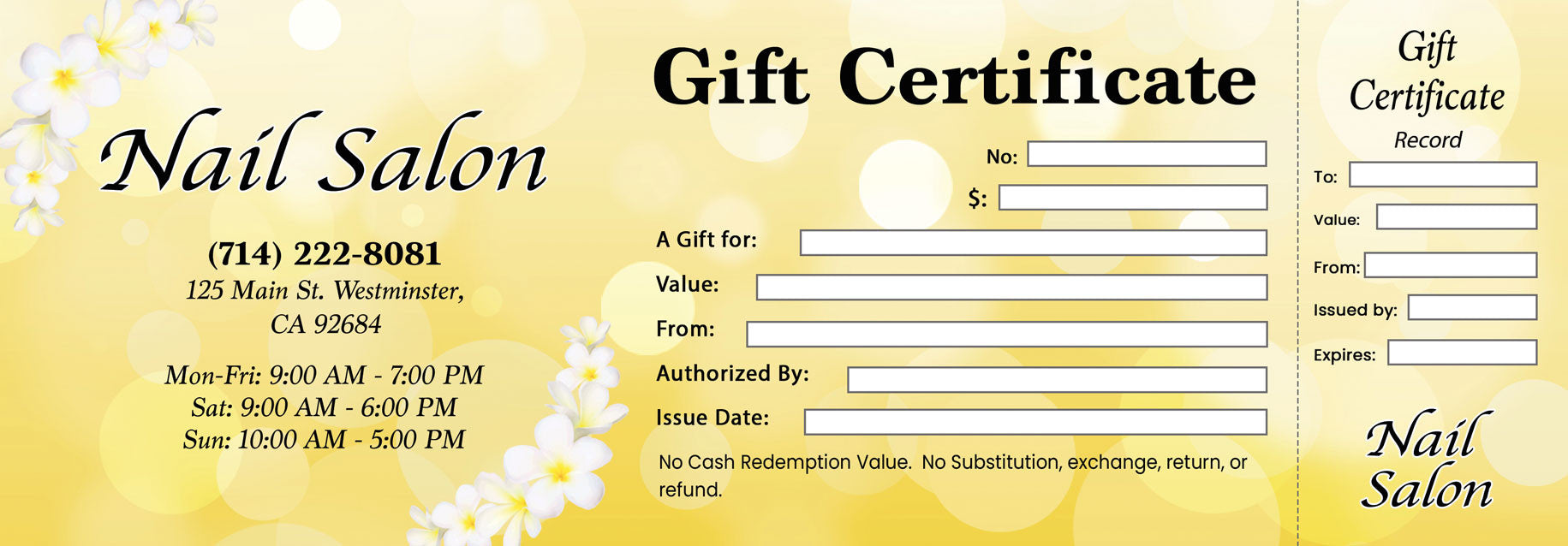 Gift Certificate - 179