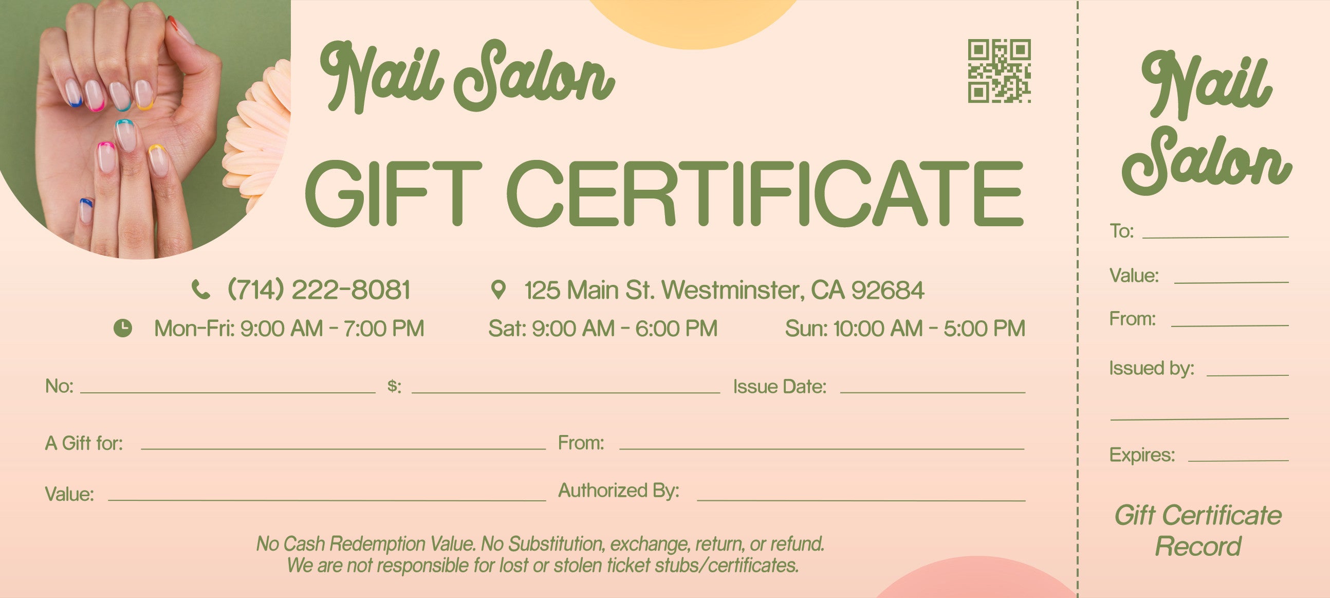 Gift Certificate - 183