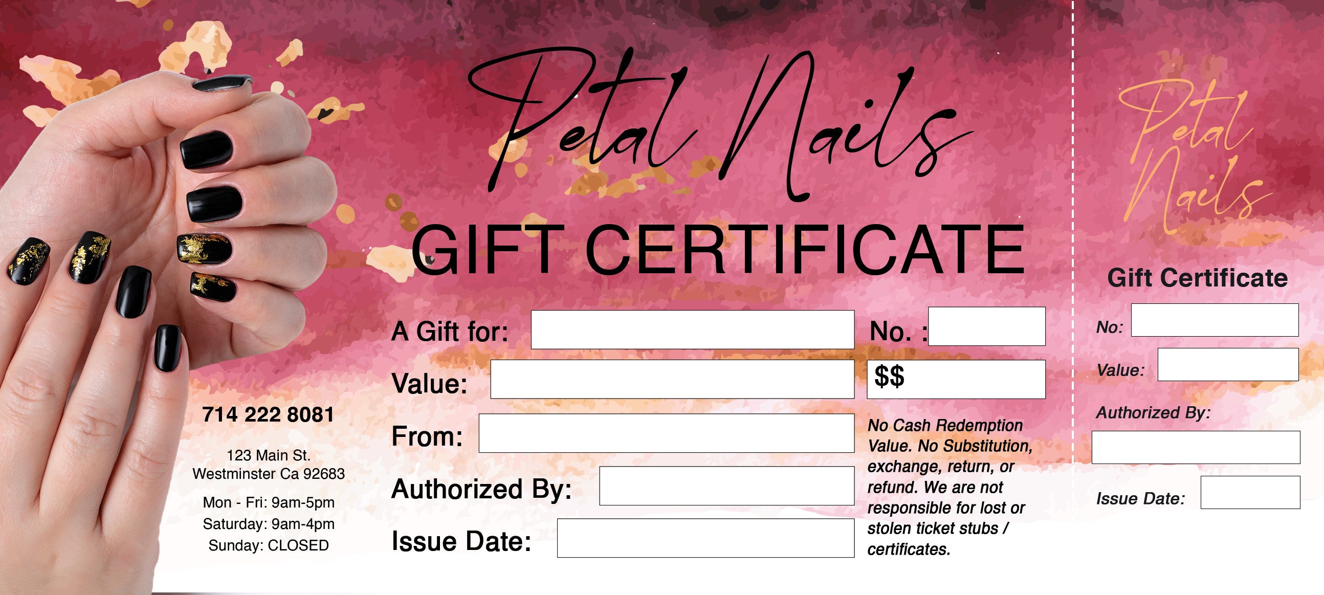 Gift Certificate - 184