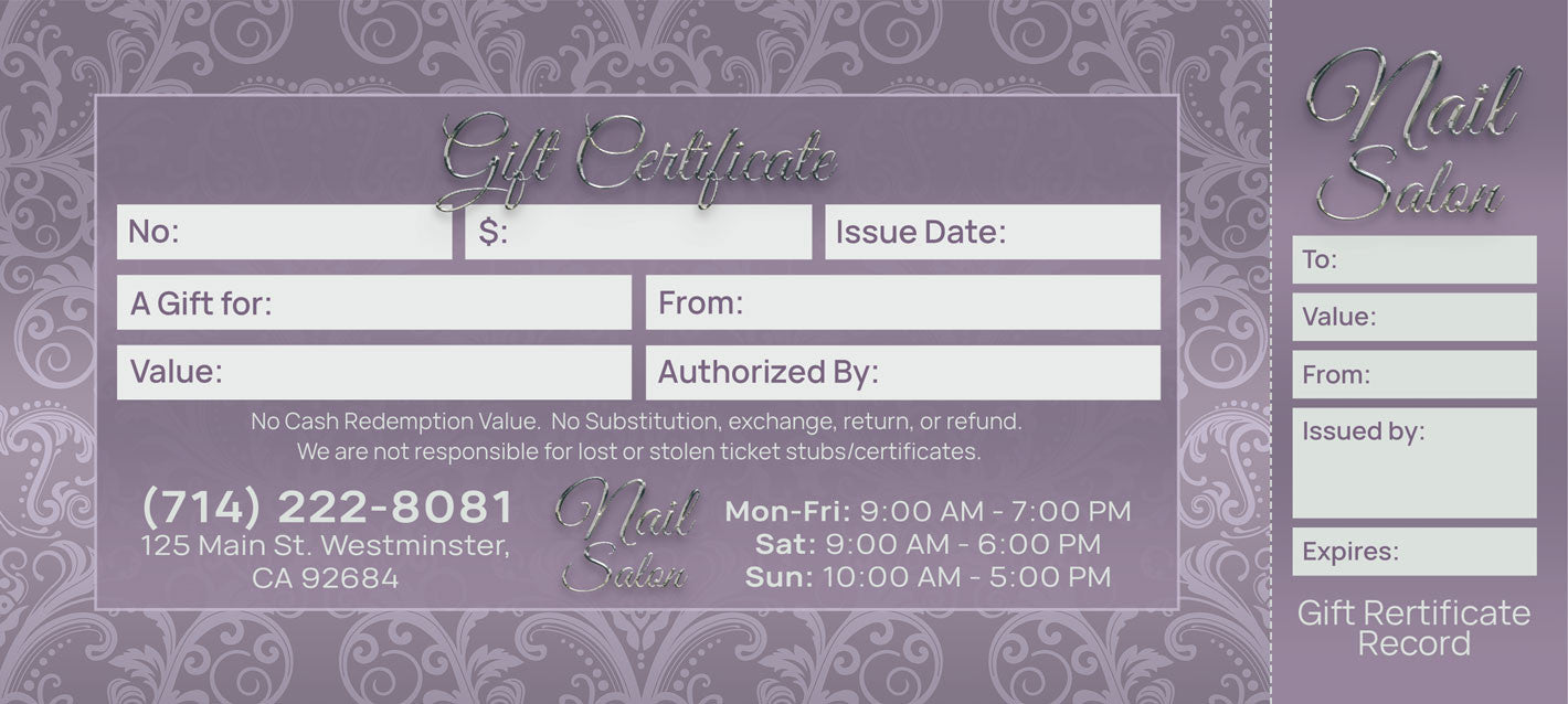 Gift Certificate - 190