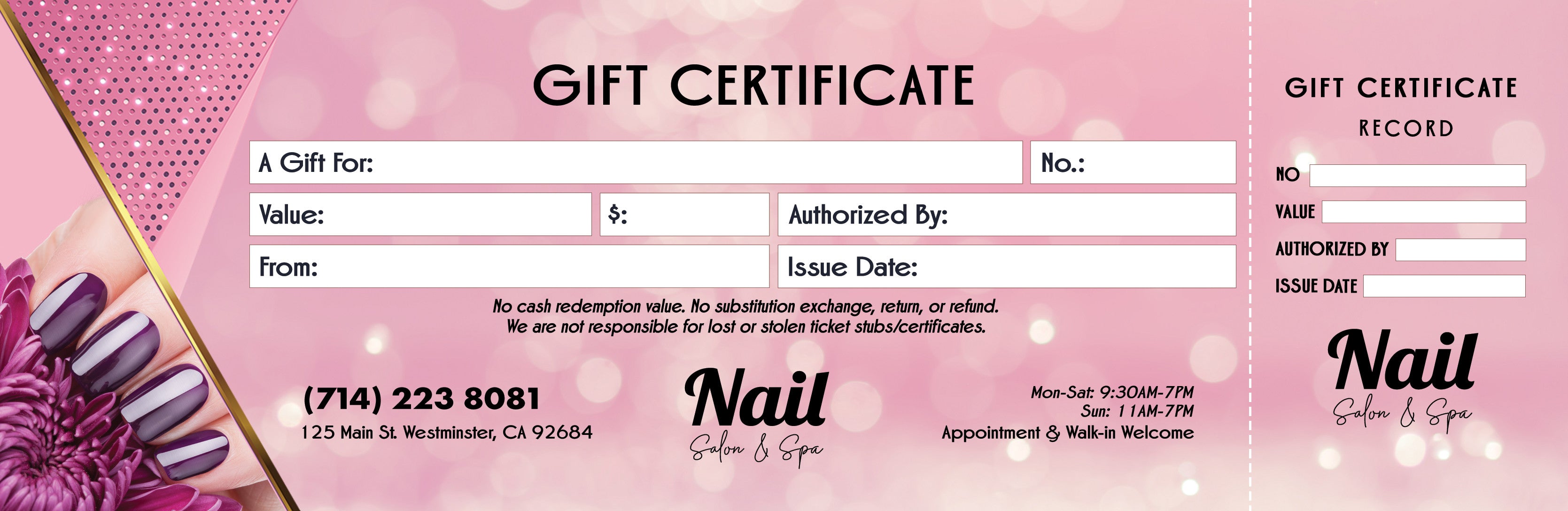 Gift Certificate - 198