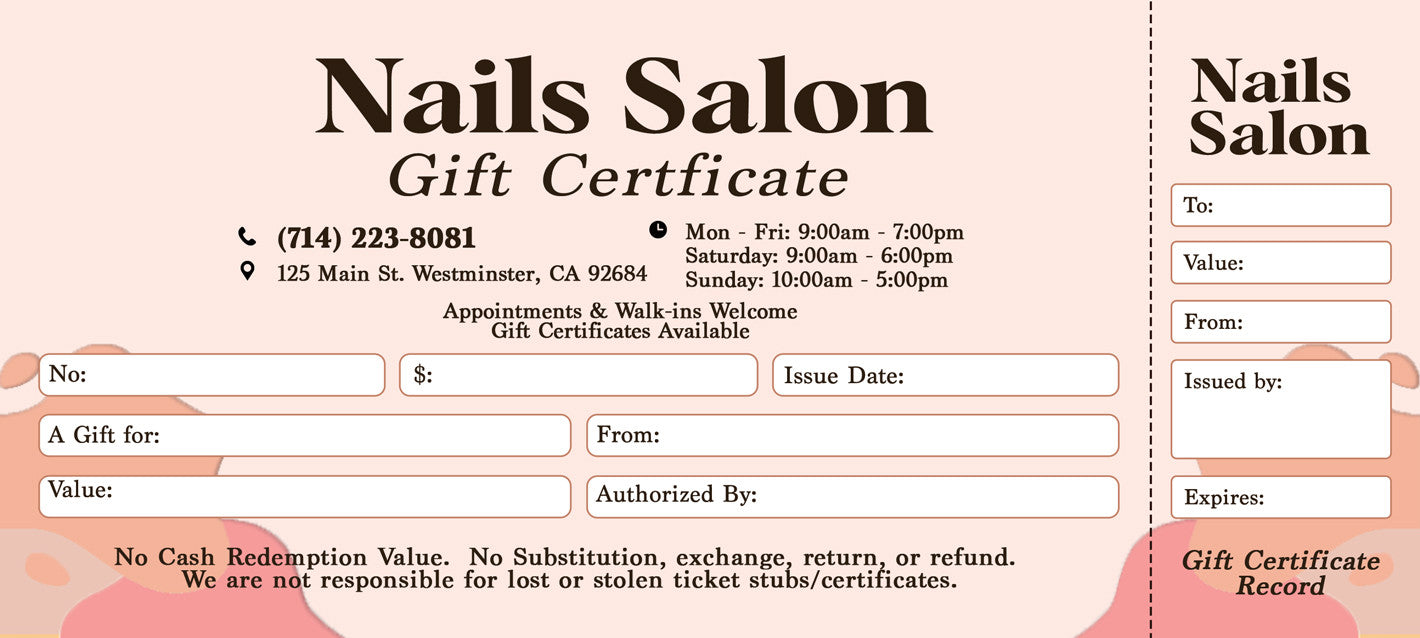 Gift Certificate - 201