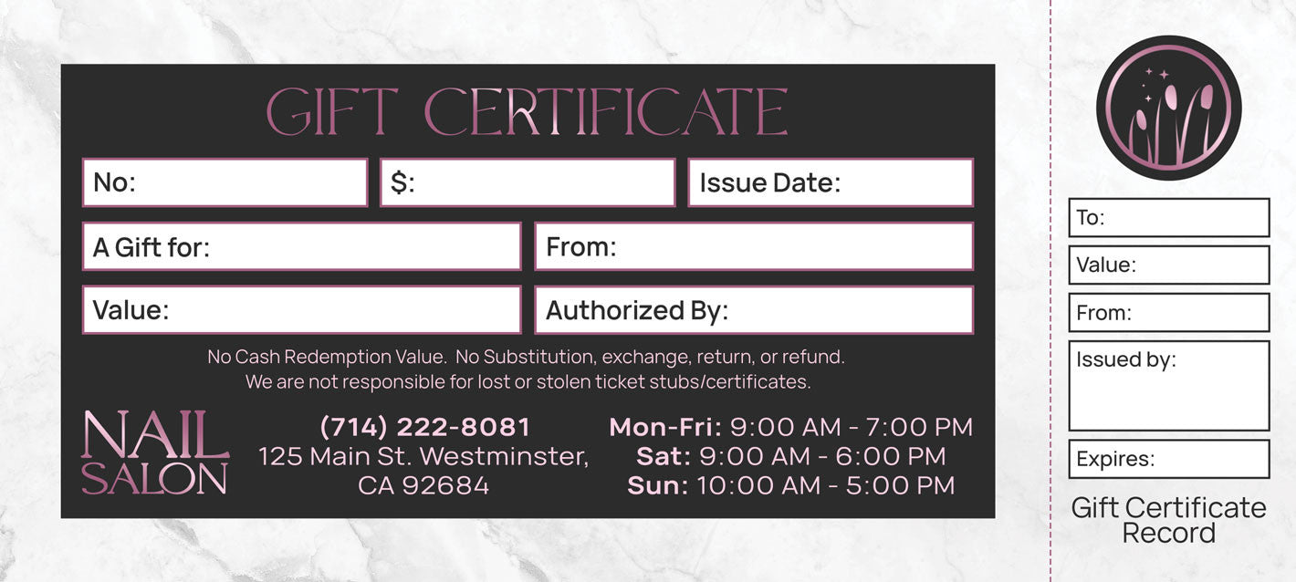 Gift Certificate - 208