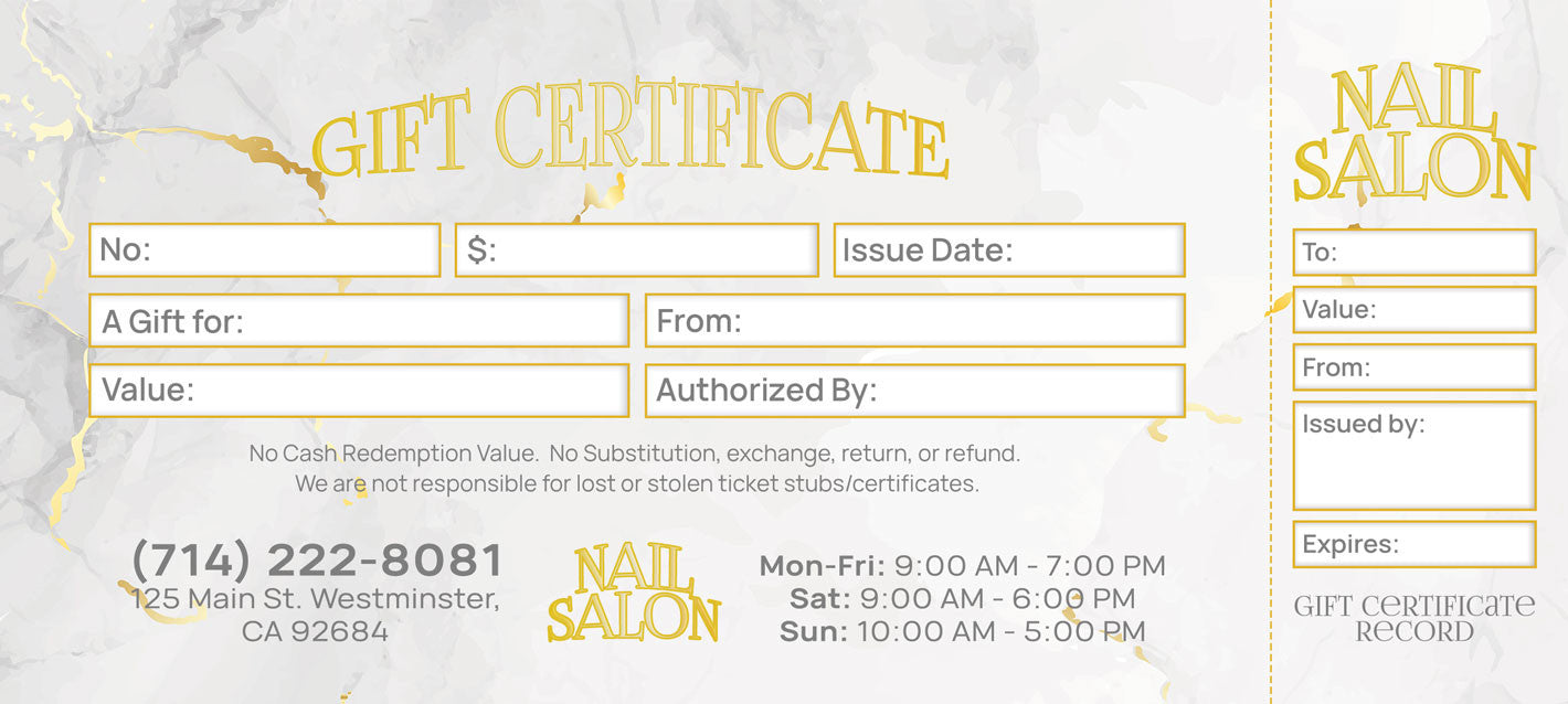 Gift Certificate - 210