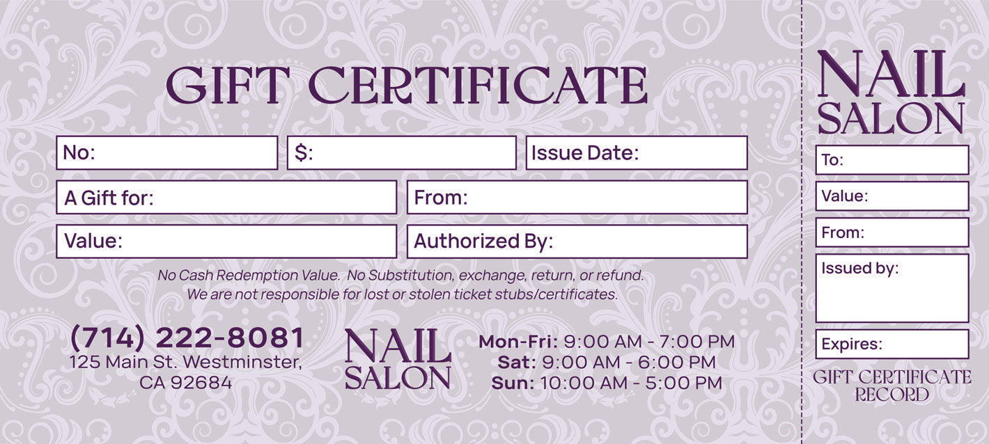 Gift Certificate - 211