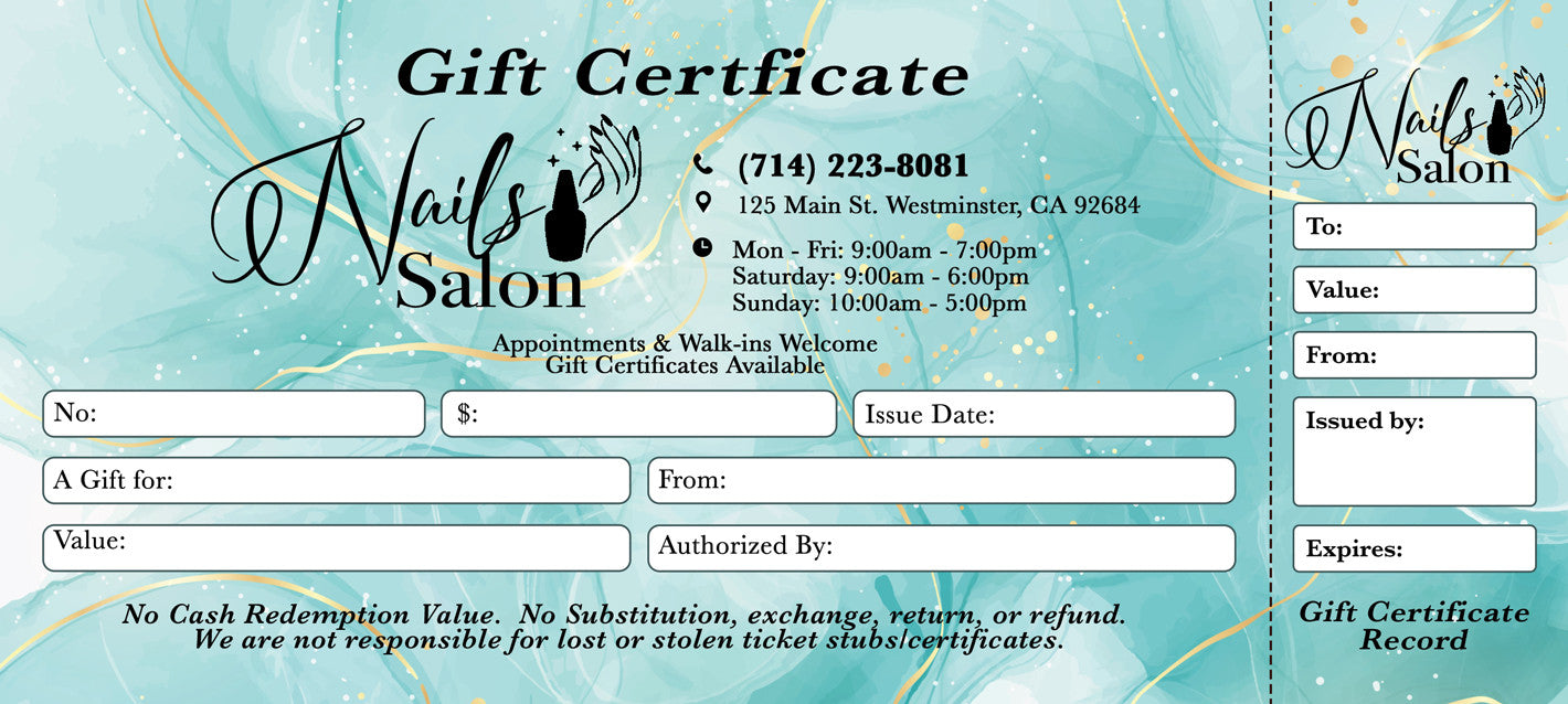 Gift Certificate - 220