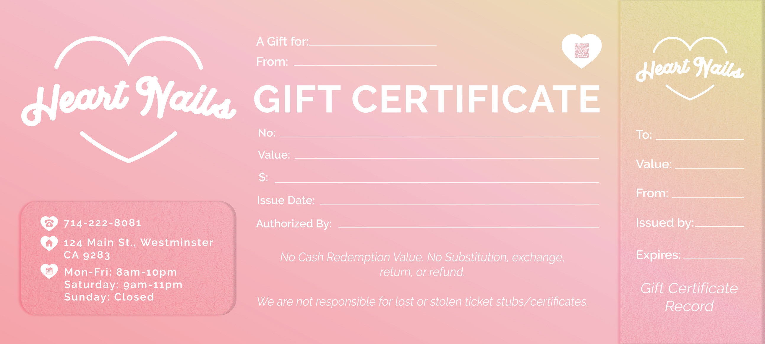 Gift Certificate - 229