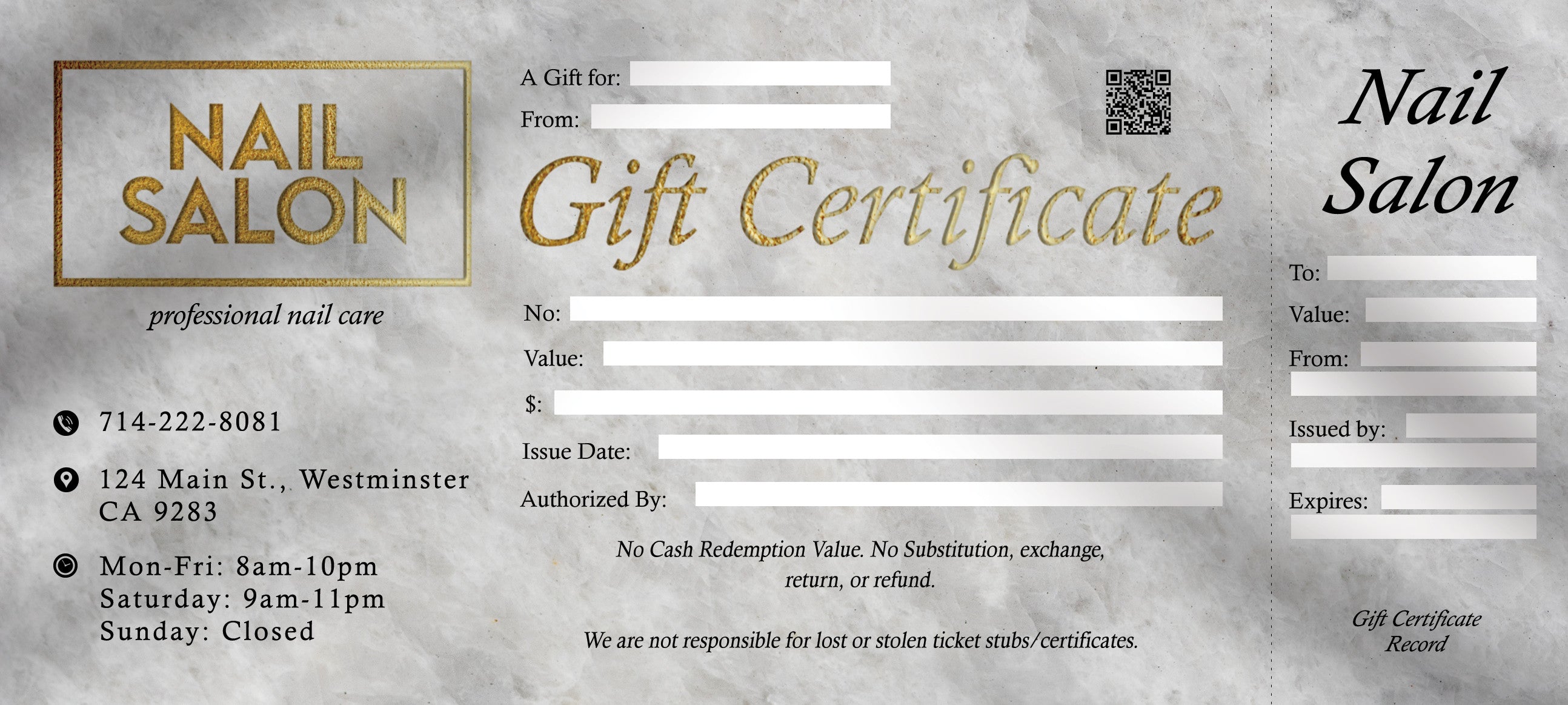 Gift Certificate - 232