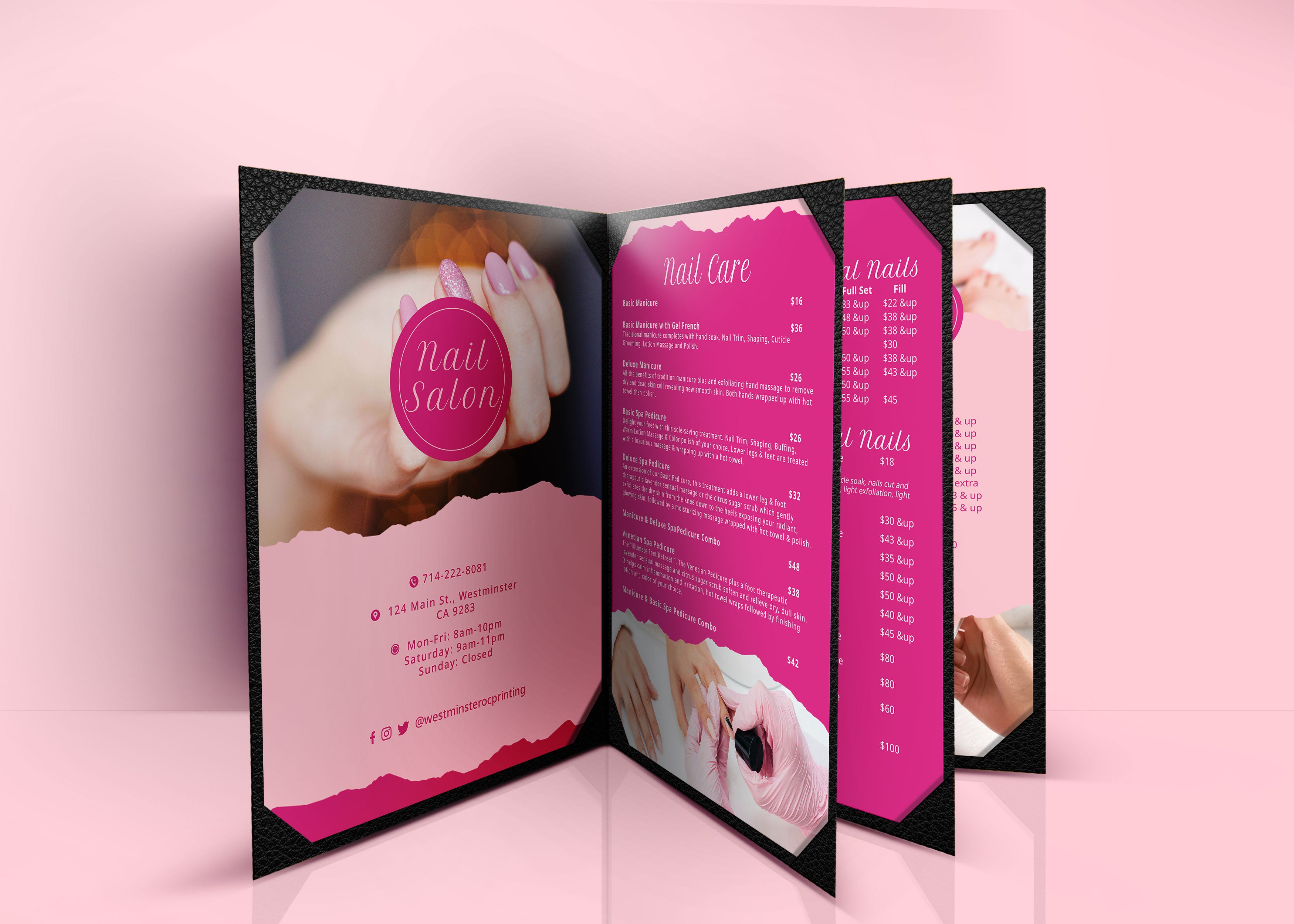 4 Page Menu 8.5x11 - 257