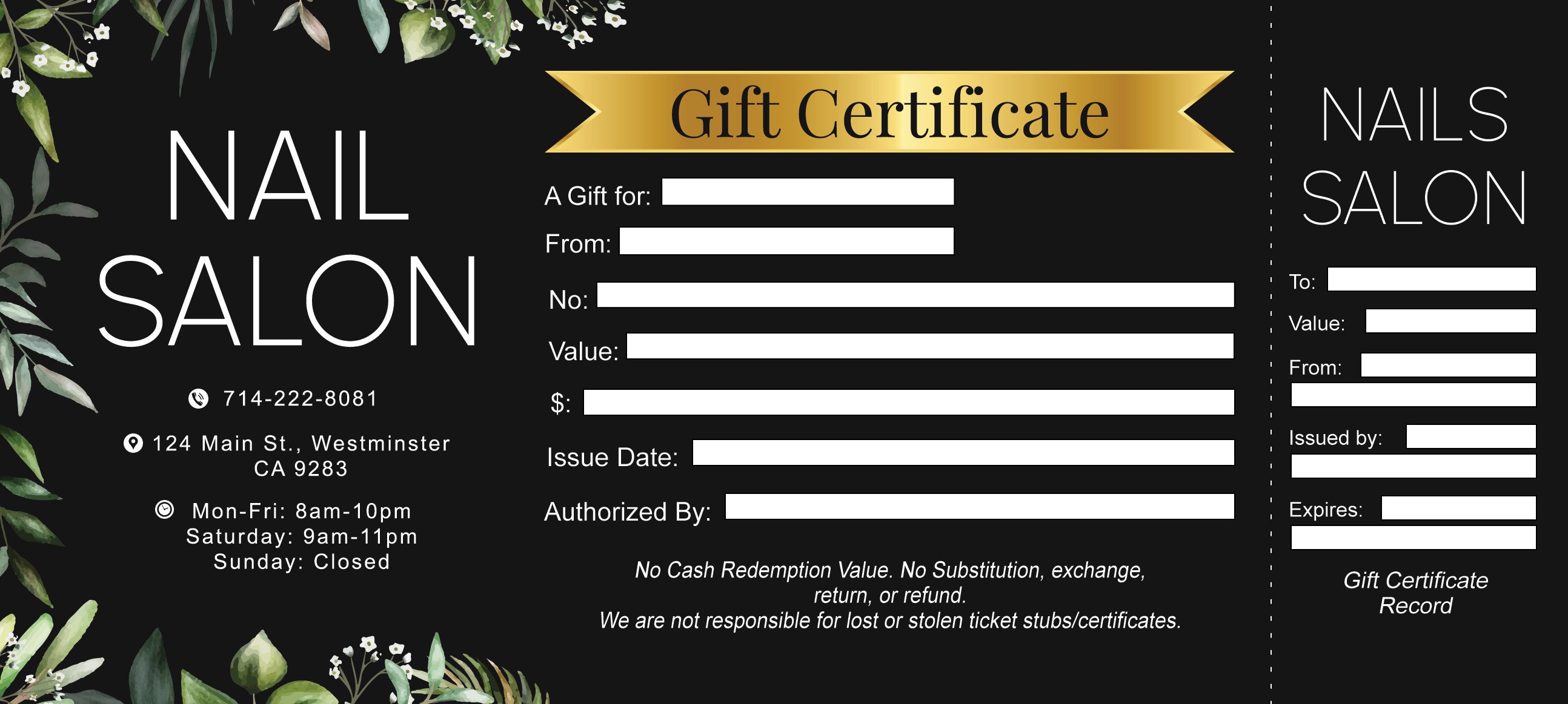 Gift Certificate - 238