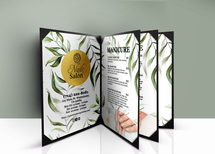 4 Page Menu 8.5x11 - 271