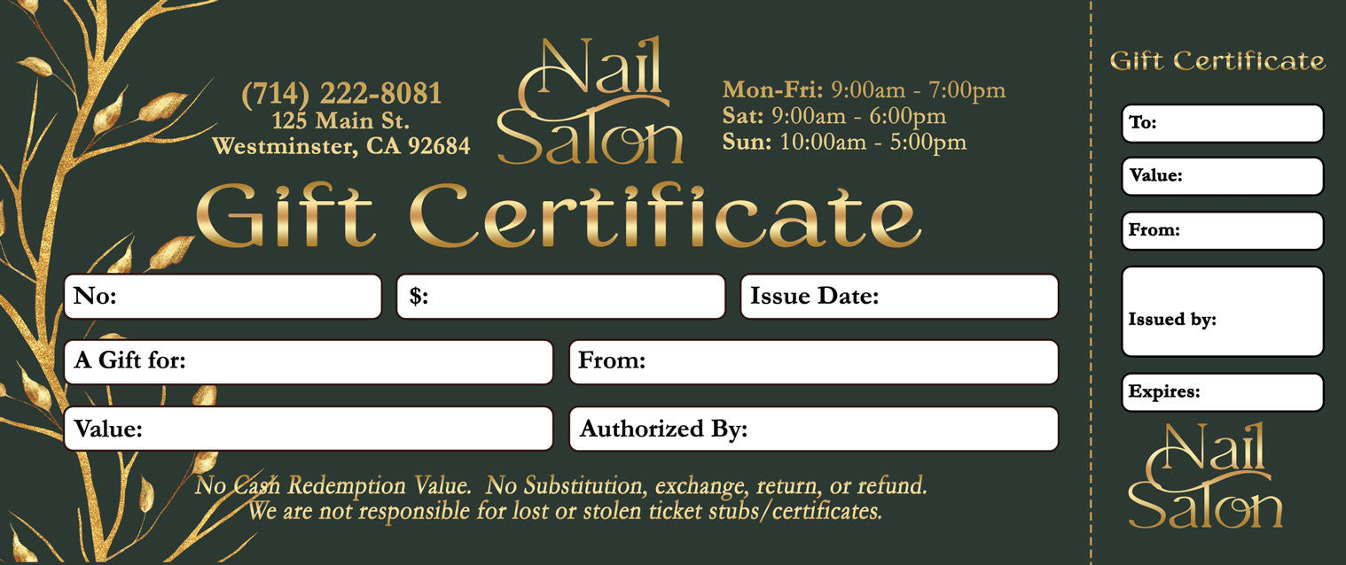 Gift Certificate - 255