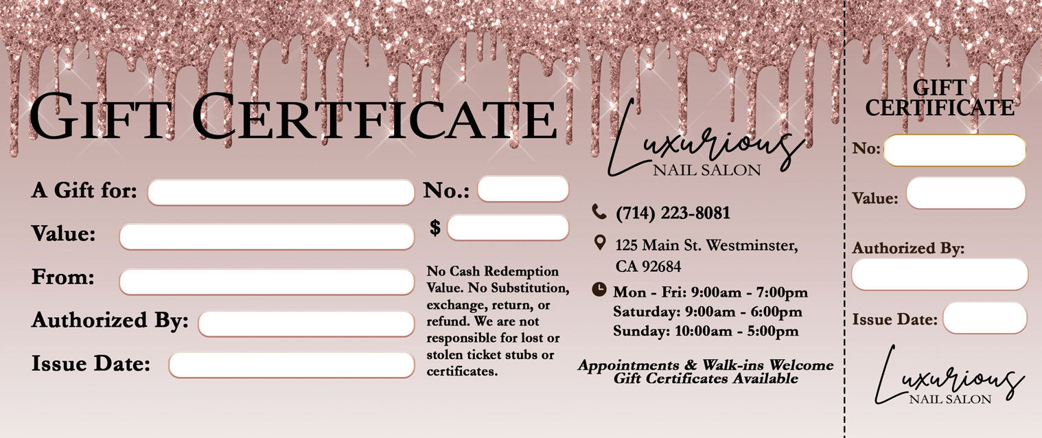 Gift Certificate - 258