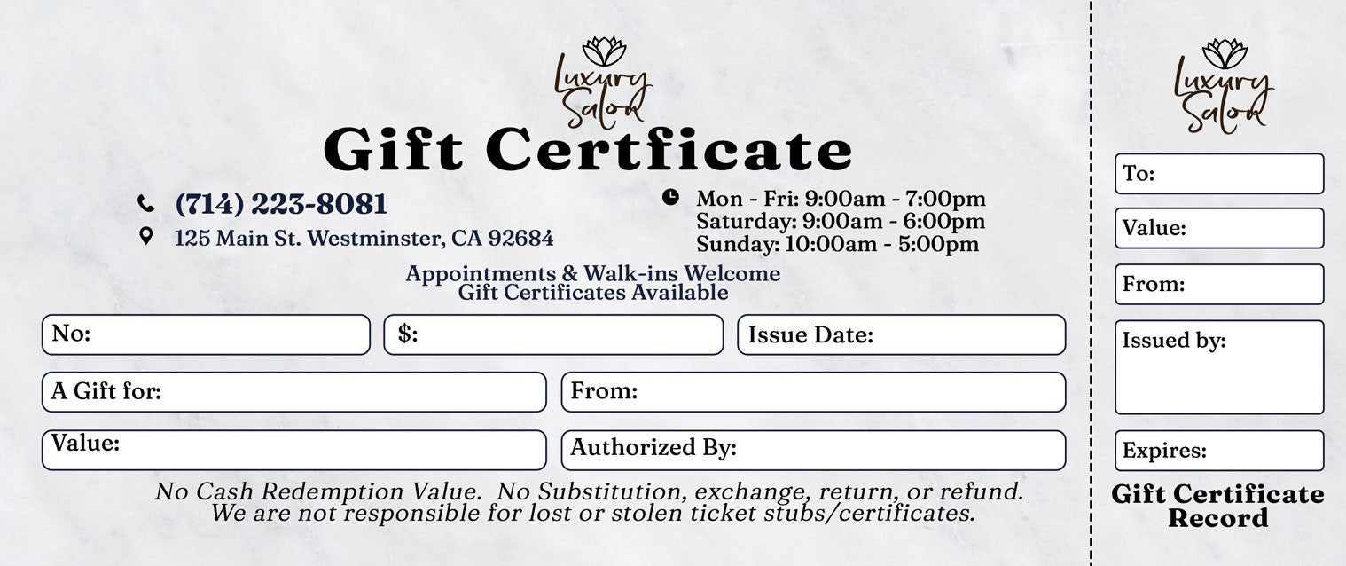 Gift Certificate - 261