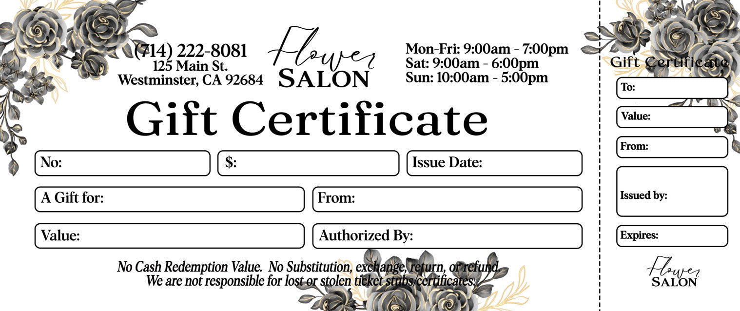 Gift Certificate - 263