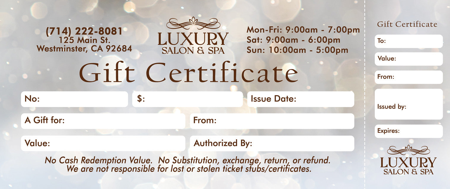 Gift Certificate - 273