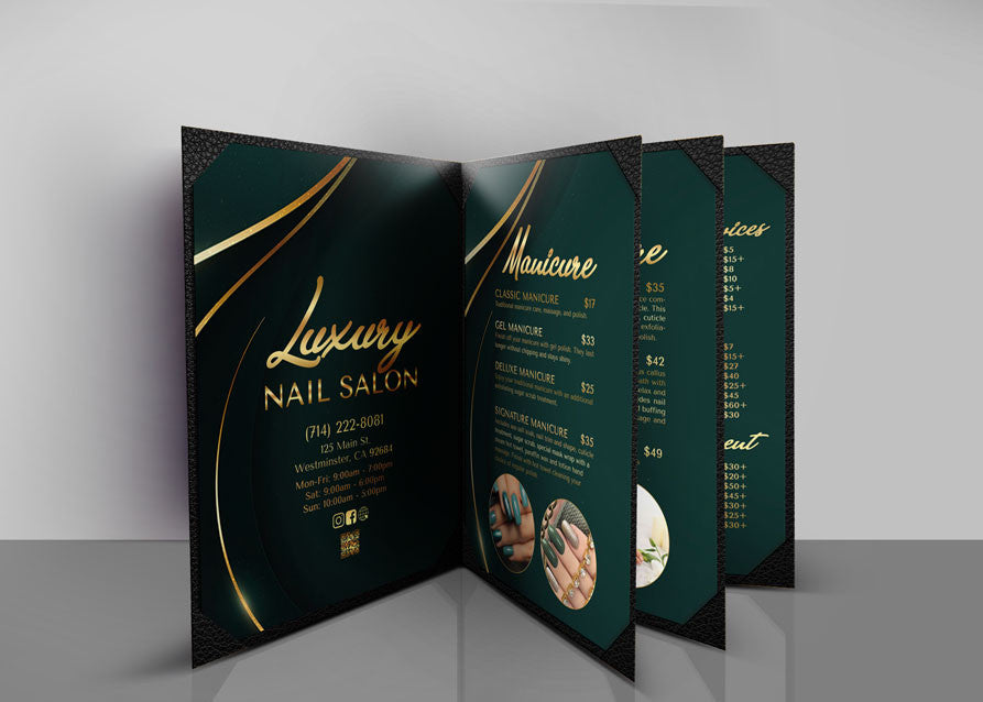 4 Page Menu 8.5x11 - 301