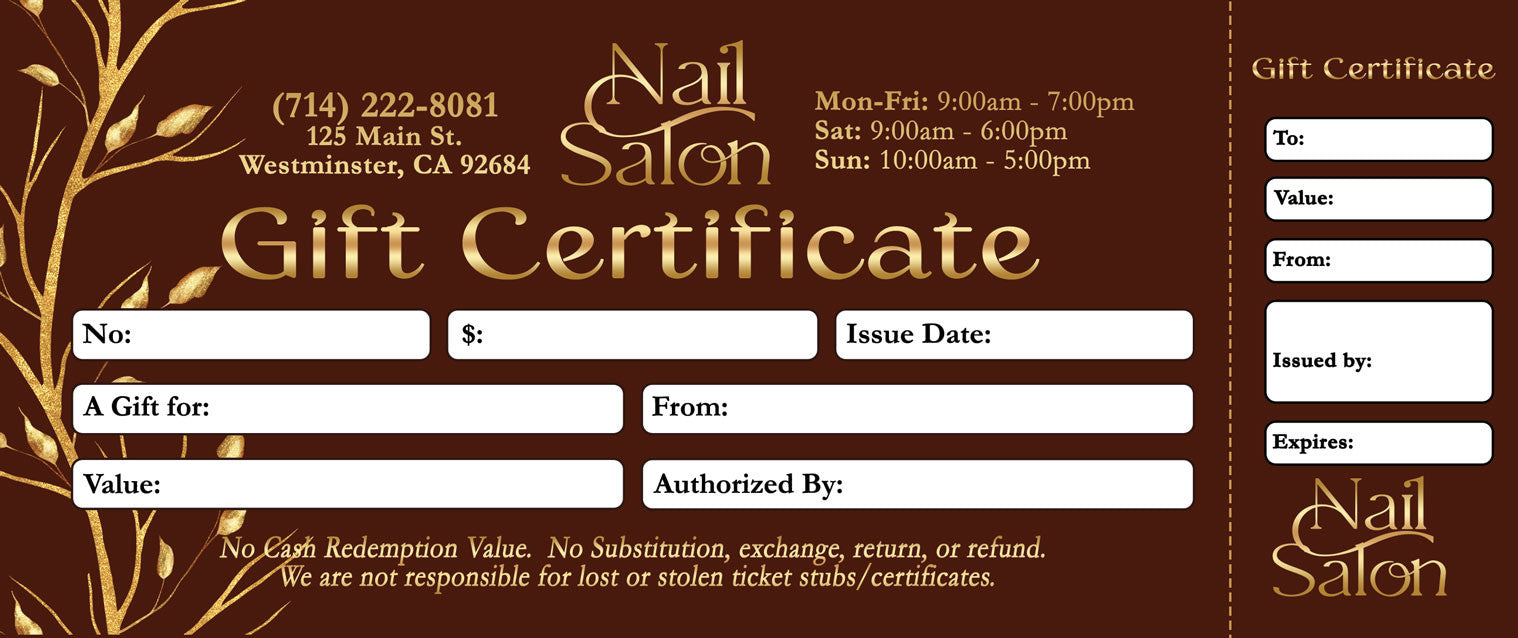 Gift Certificate - 282