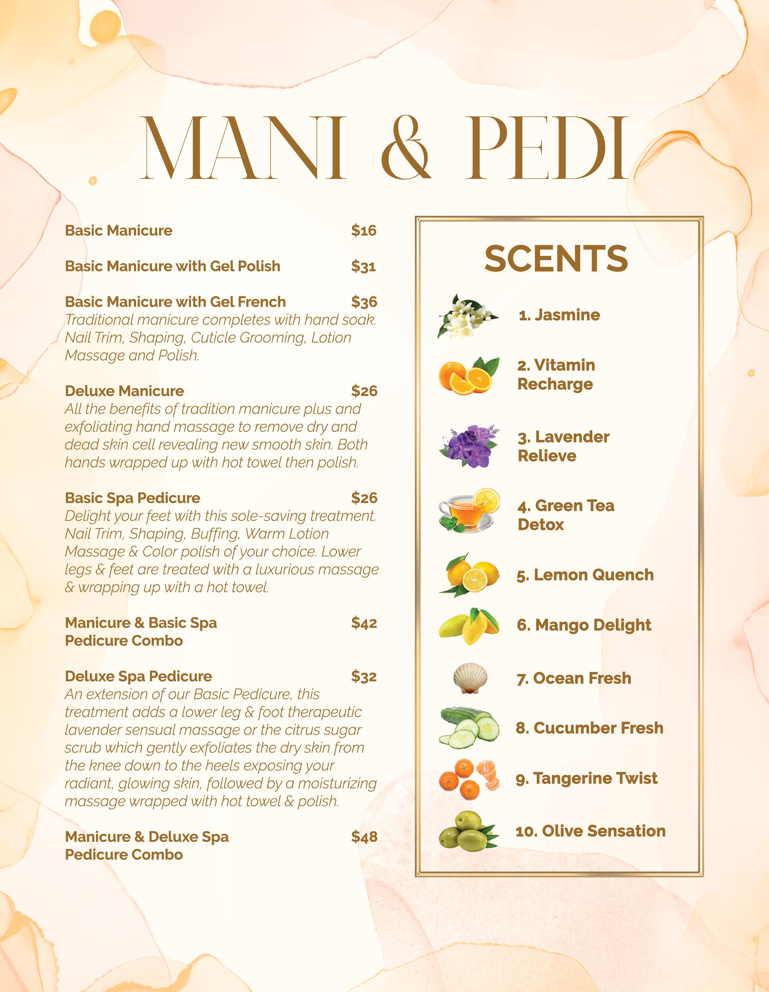 4 Page Menu 8.5x11 - 313