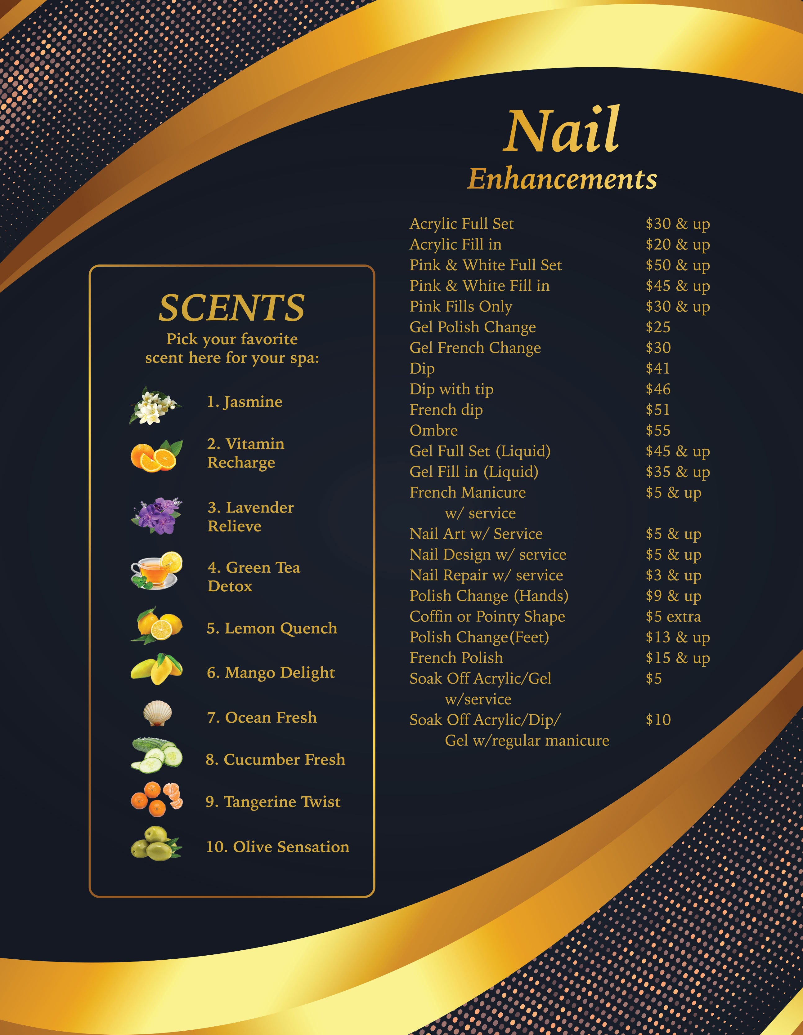 4 Page Menu 8.5x11 - 319