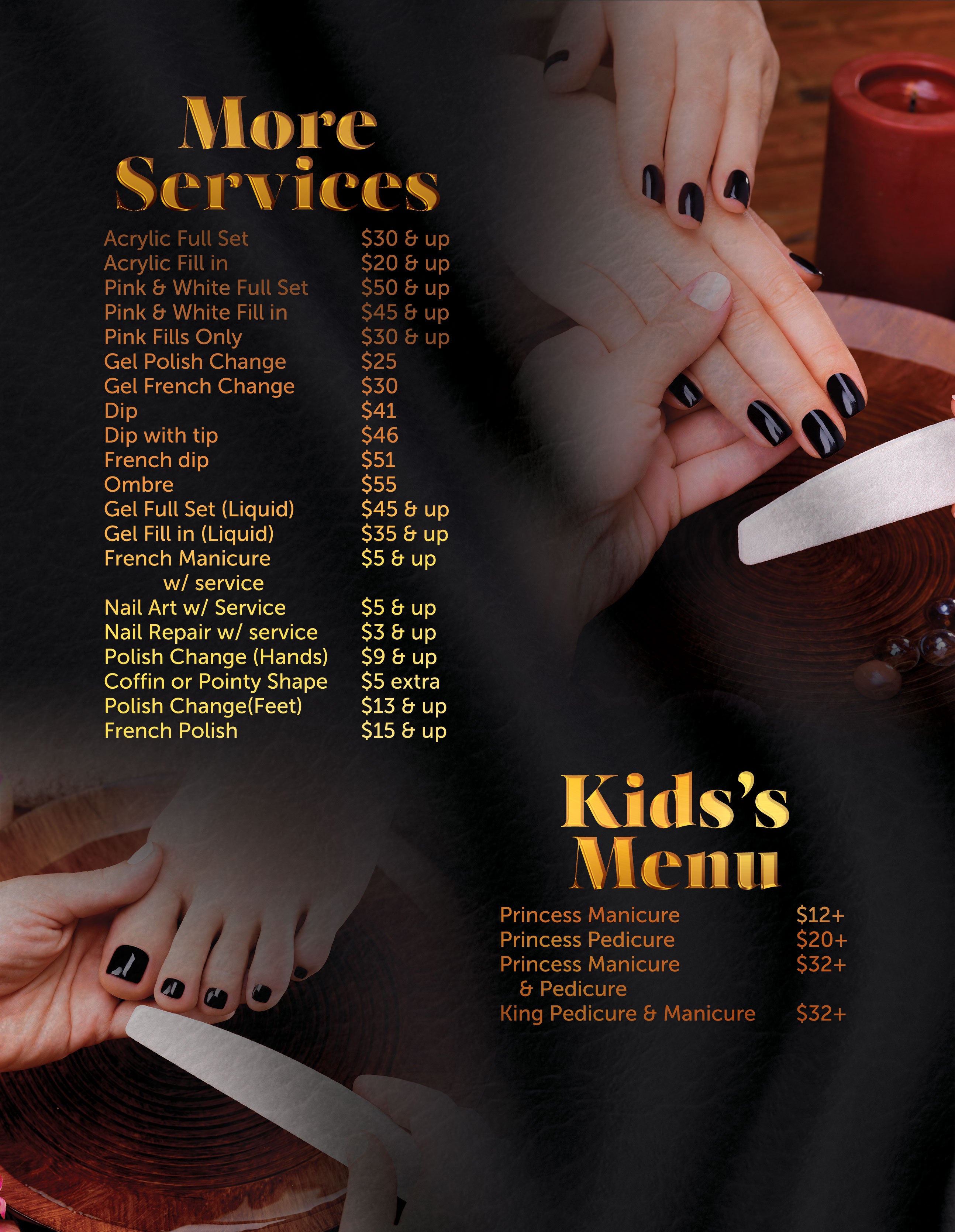 4 Page Menu 8.5x11 - 324