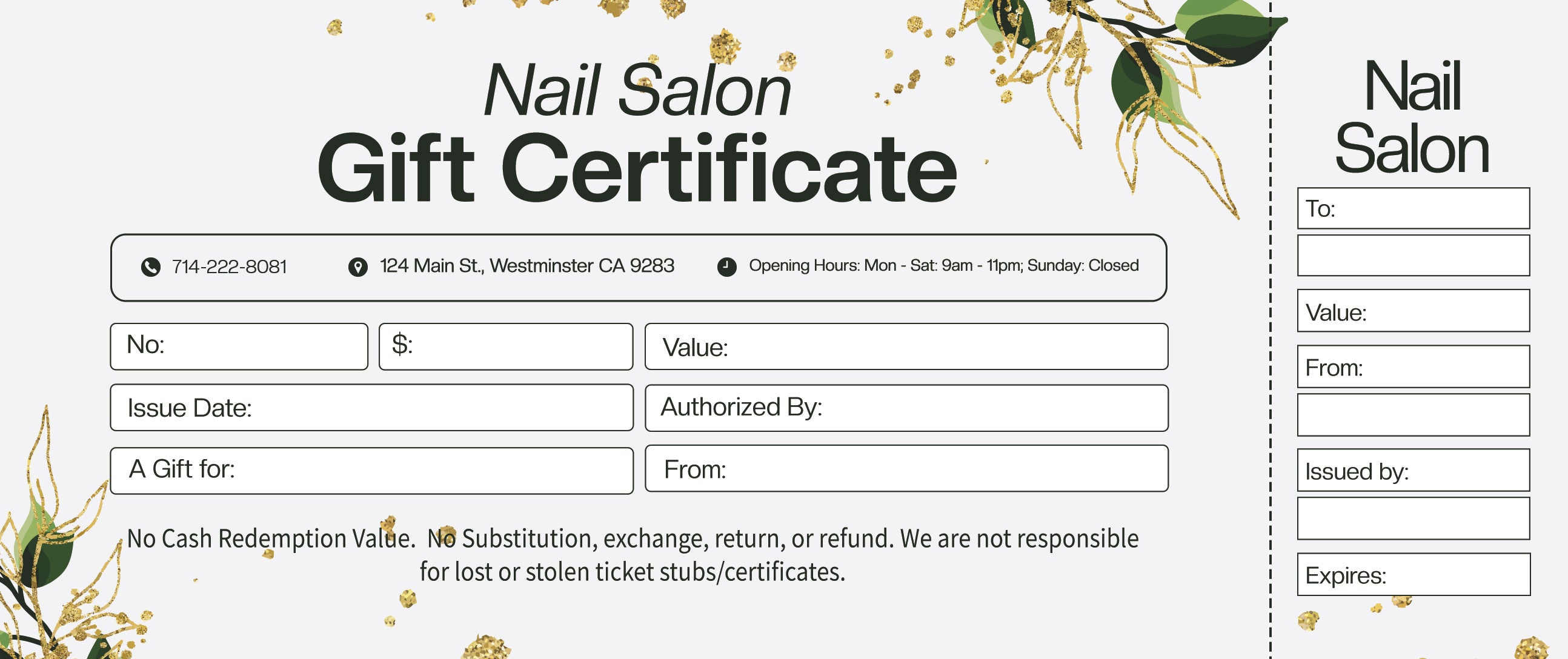 Gift Certificate - 310