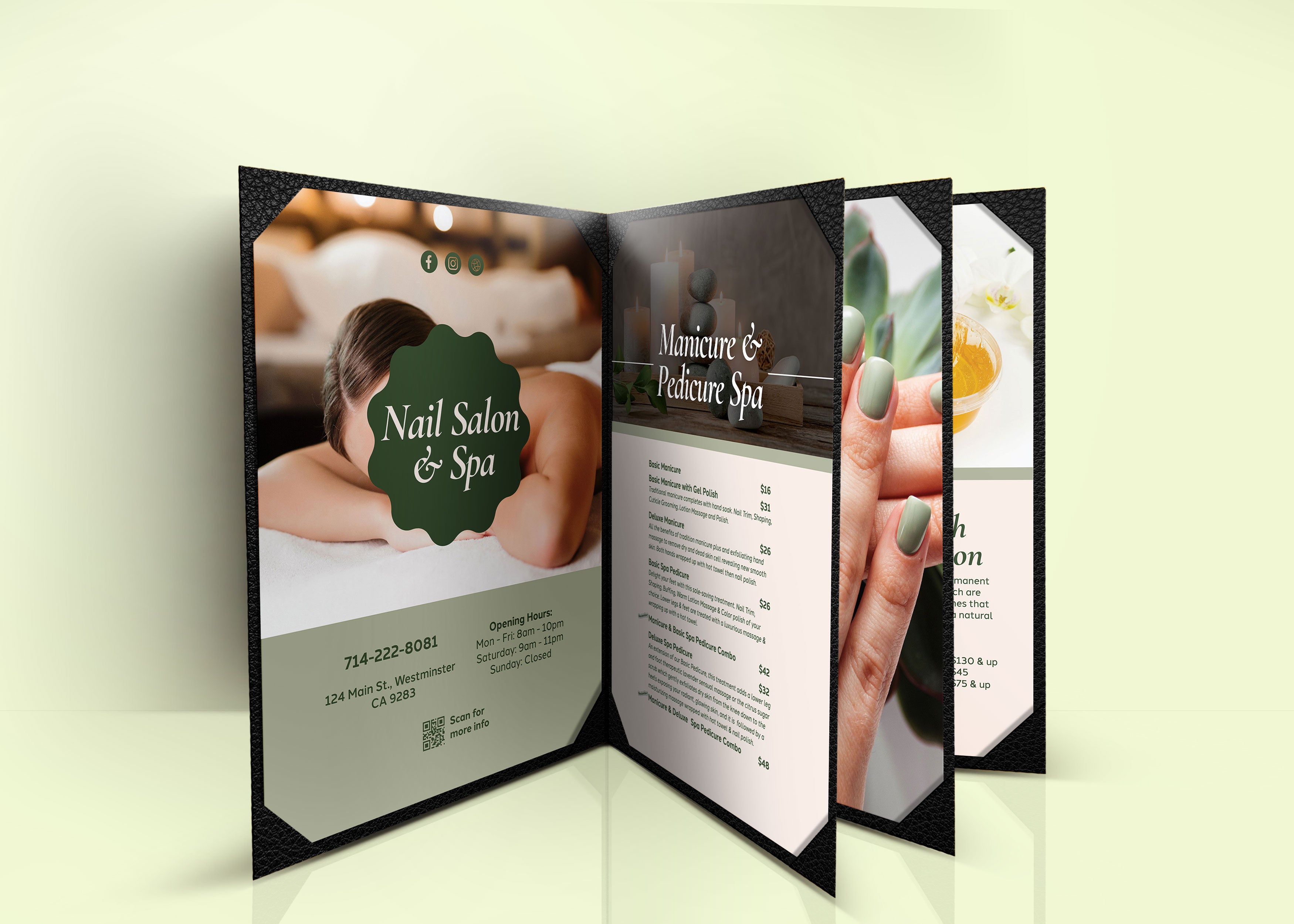 4 Page Menu 8.5x11 - 337