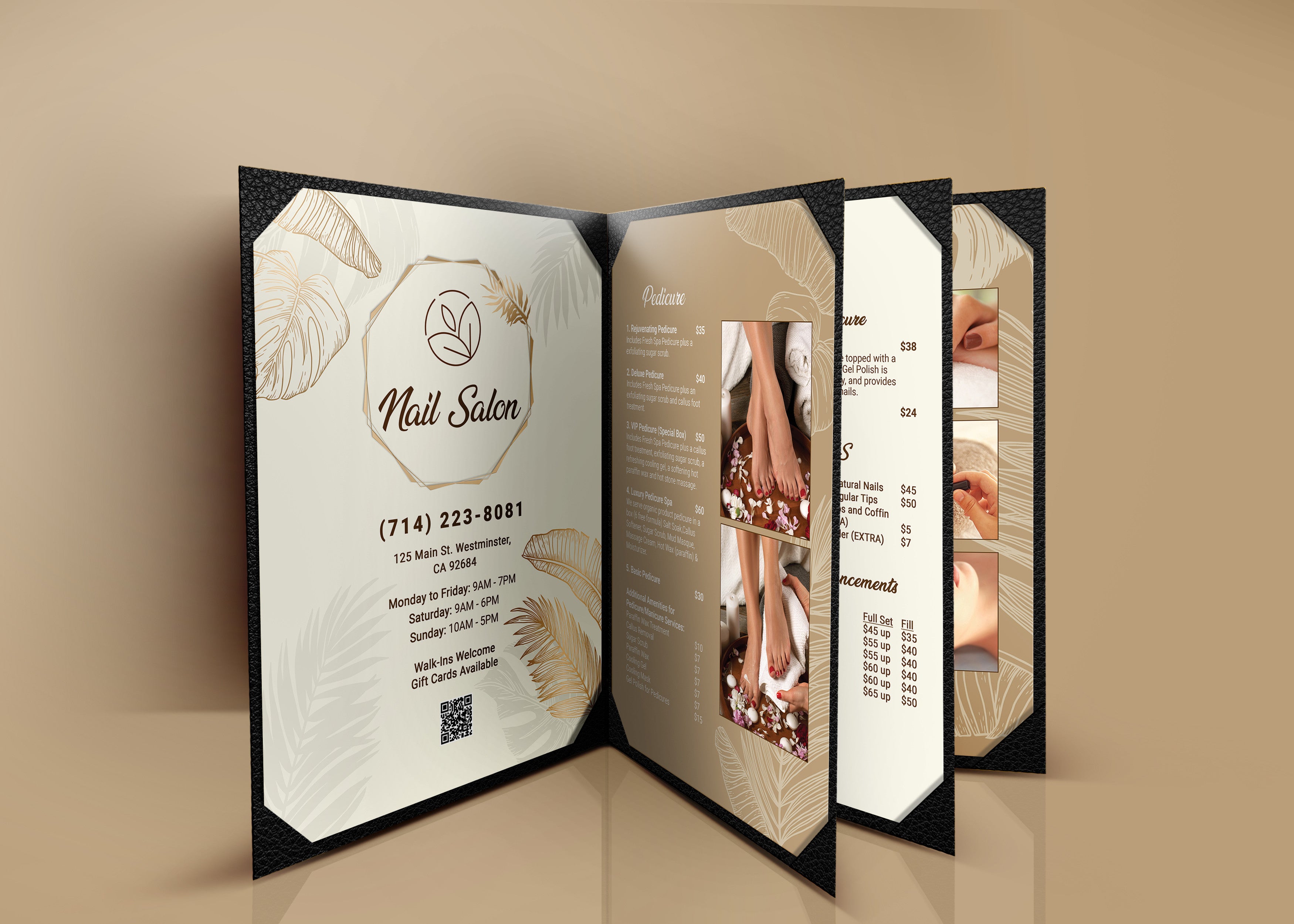 4 Page Menu 8.5x11 - 342