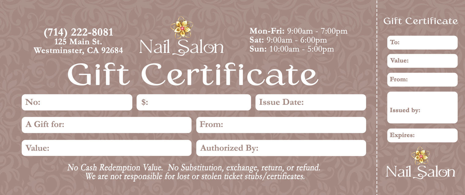 Gift Certificate - 343