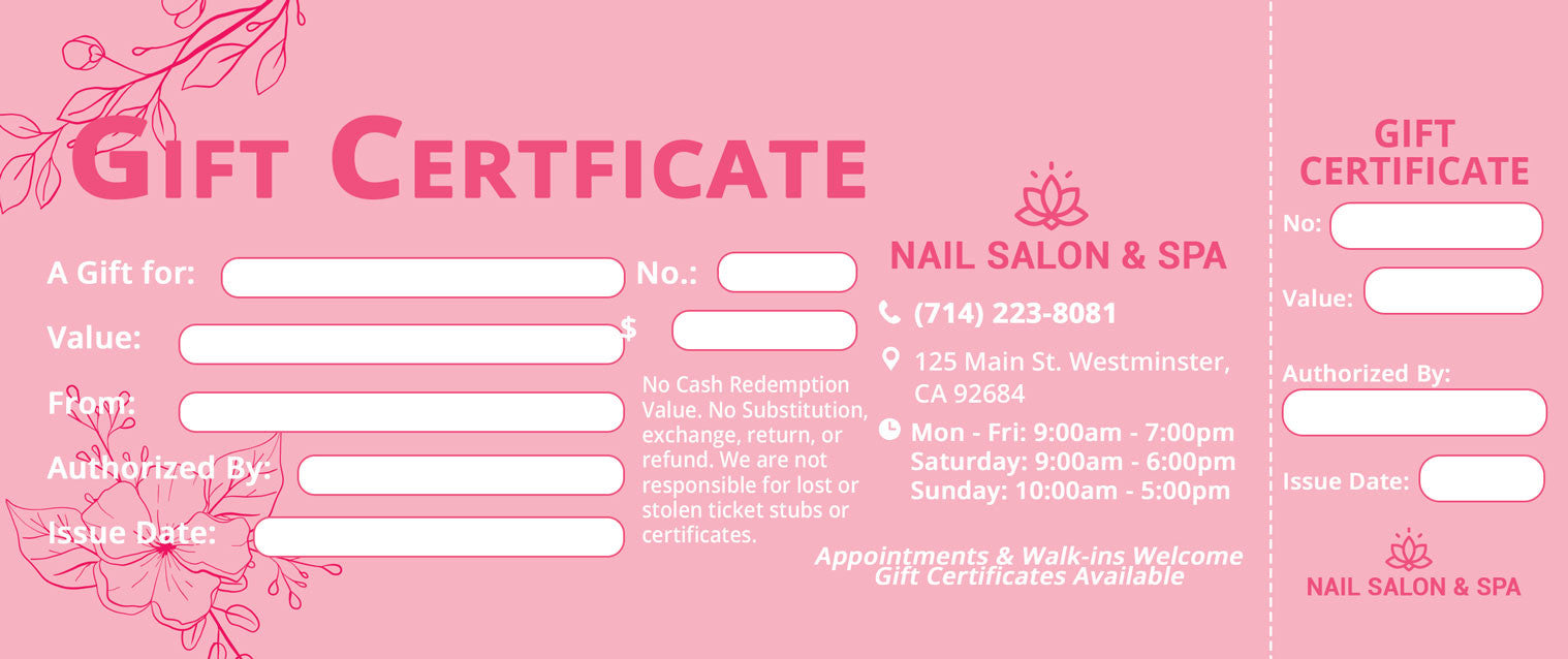 Gift Certificate - 348