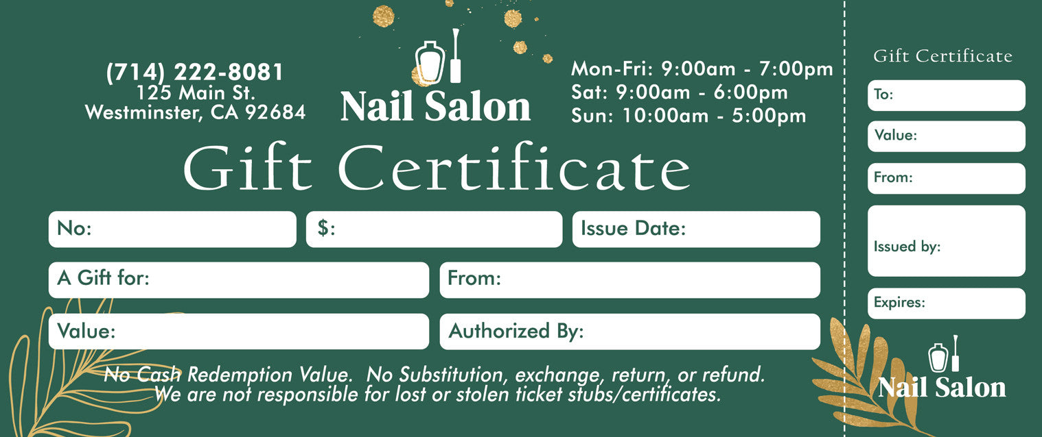 Gift Certificate - 357