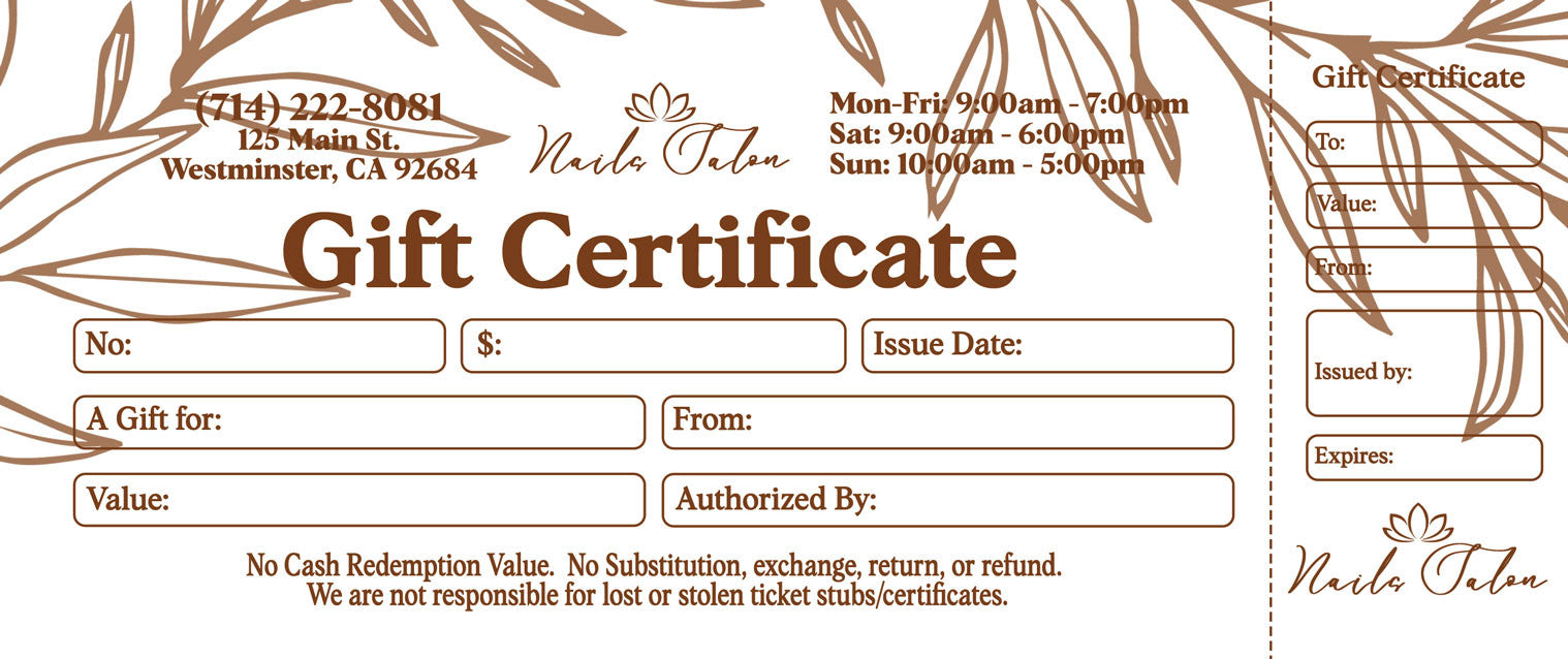 Gift Certificate - 359