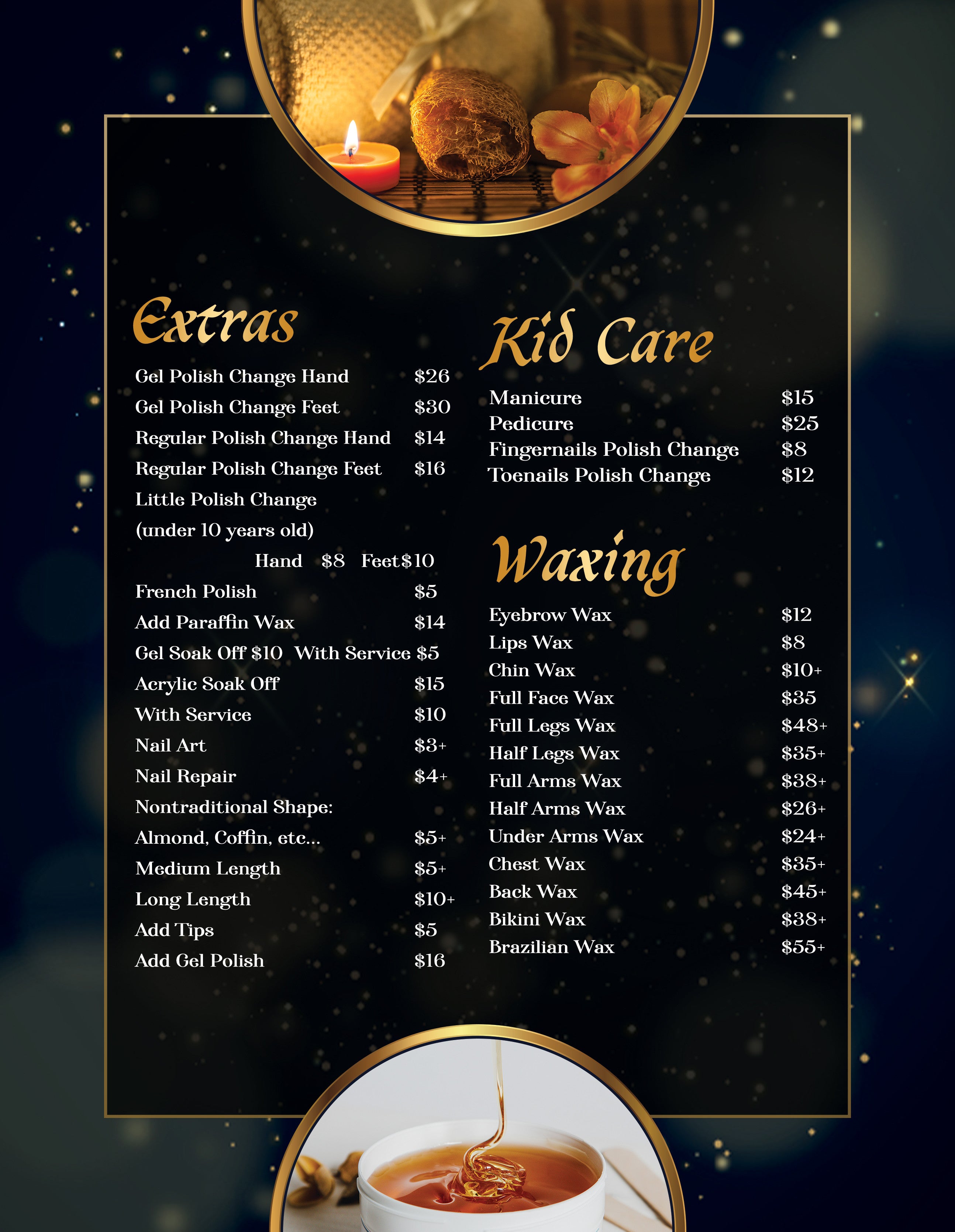 4 Page Menu 8.5x11 - 383