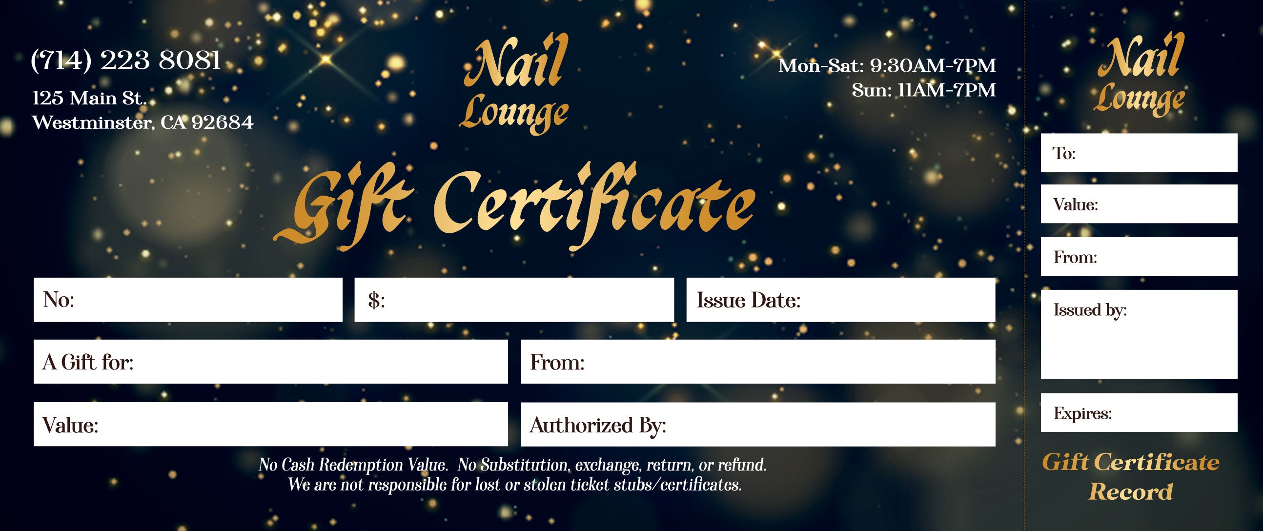 Gift Certificate - 362