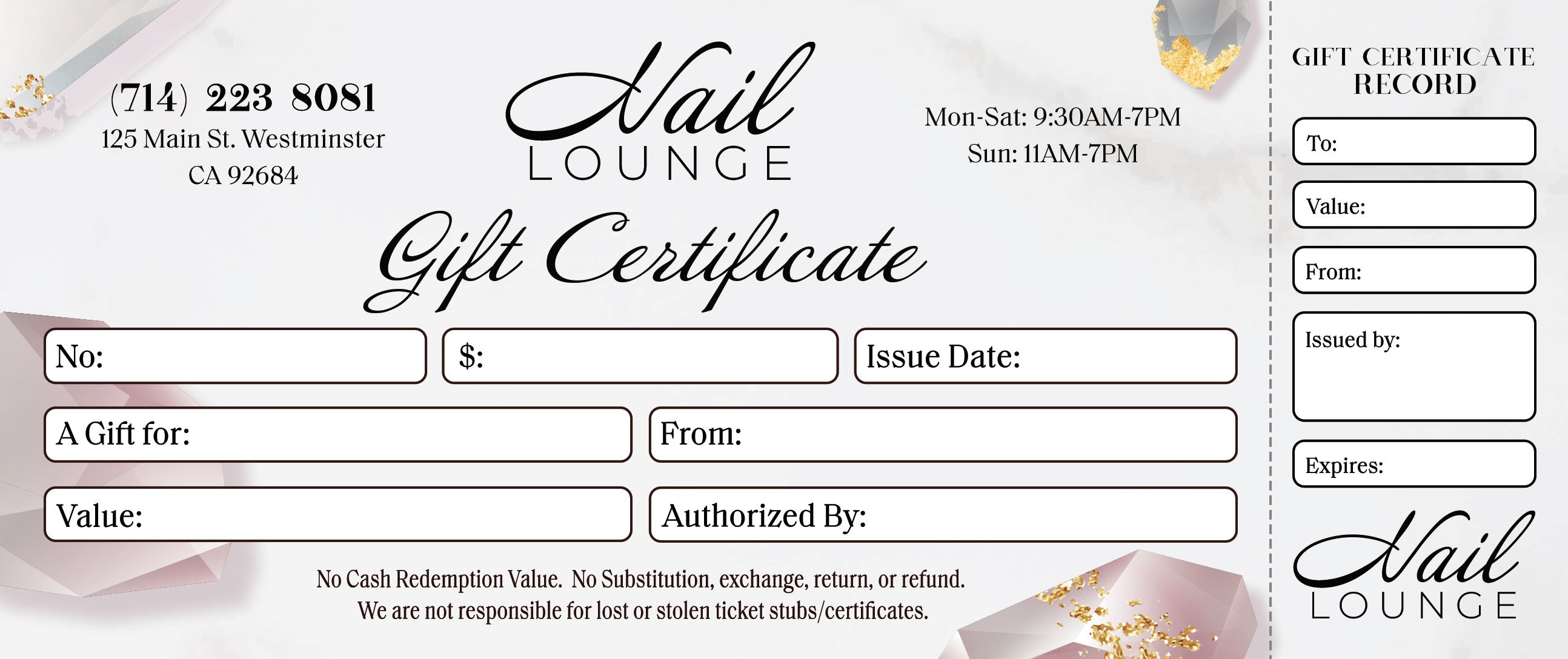 Gift Certificate - 363