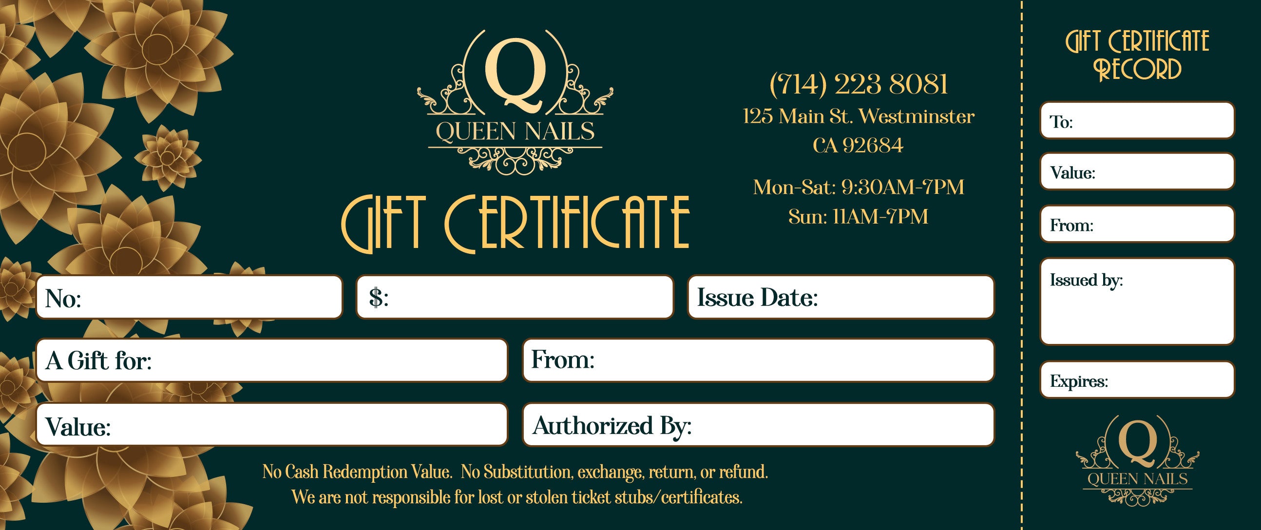 Gift Certificate - 364