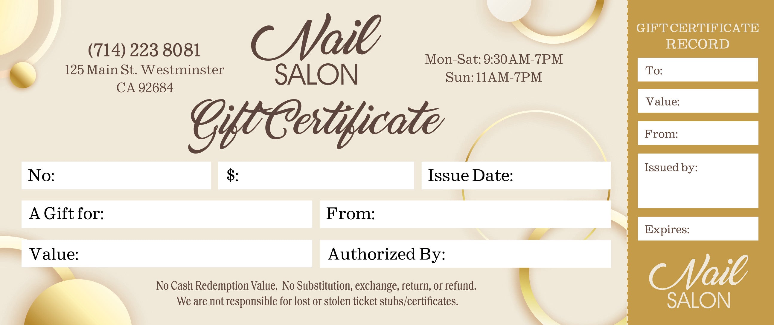 Gift Certificate - 367