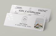 Gift Certificate without Stub - 07