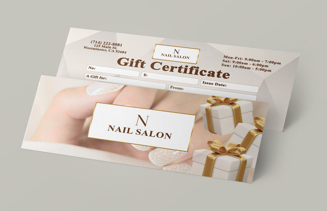 Gift Certificate without Stub - 08