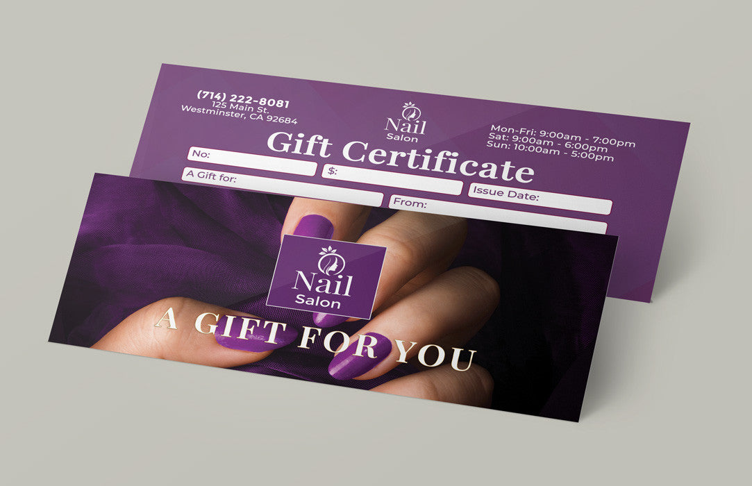 Gift Certificate without Stub - 09