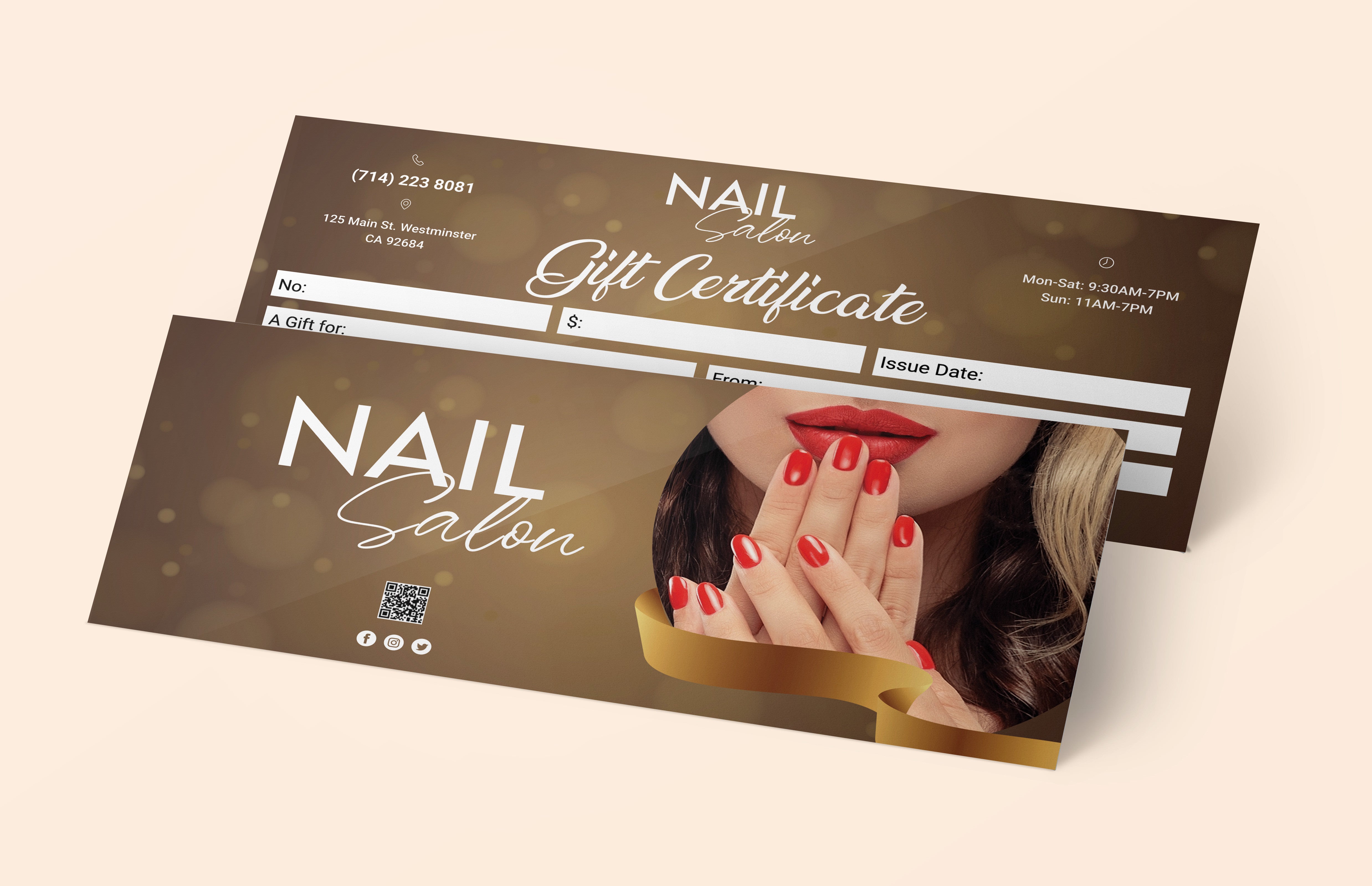 Gift Certificate without Stub - 21