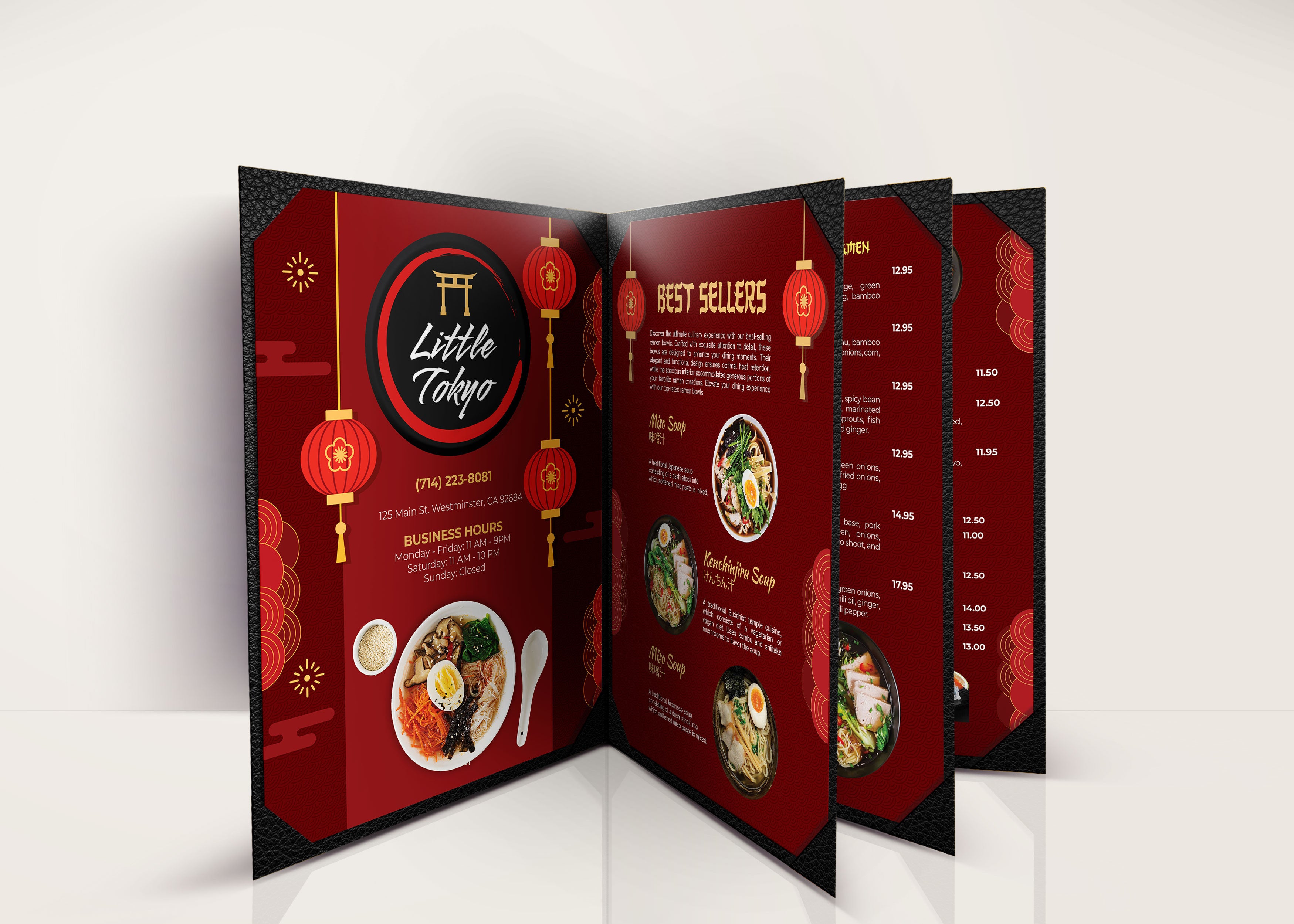 Restaurant 4 Page Menu 8.5x11 - 23